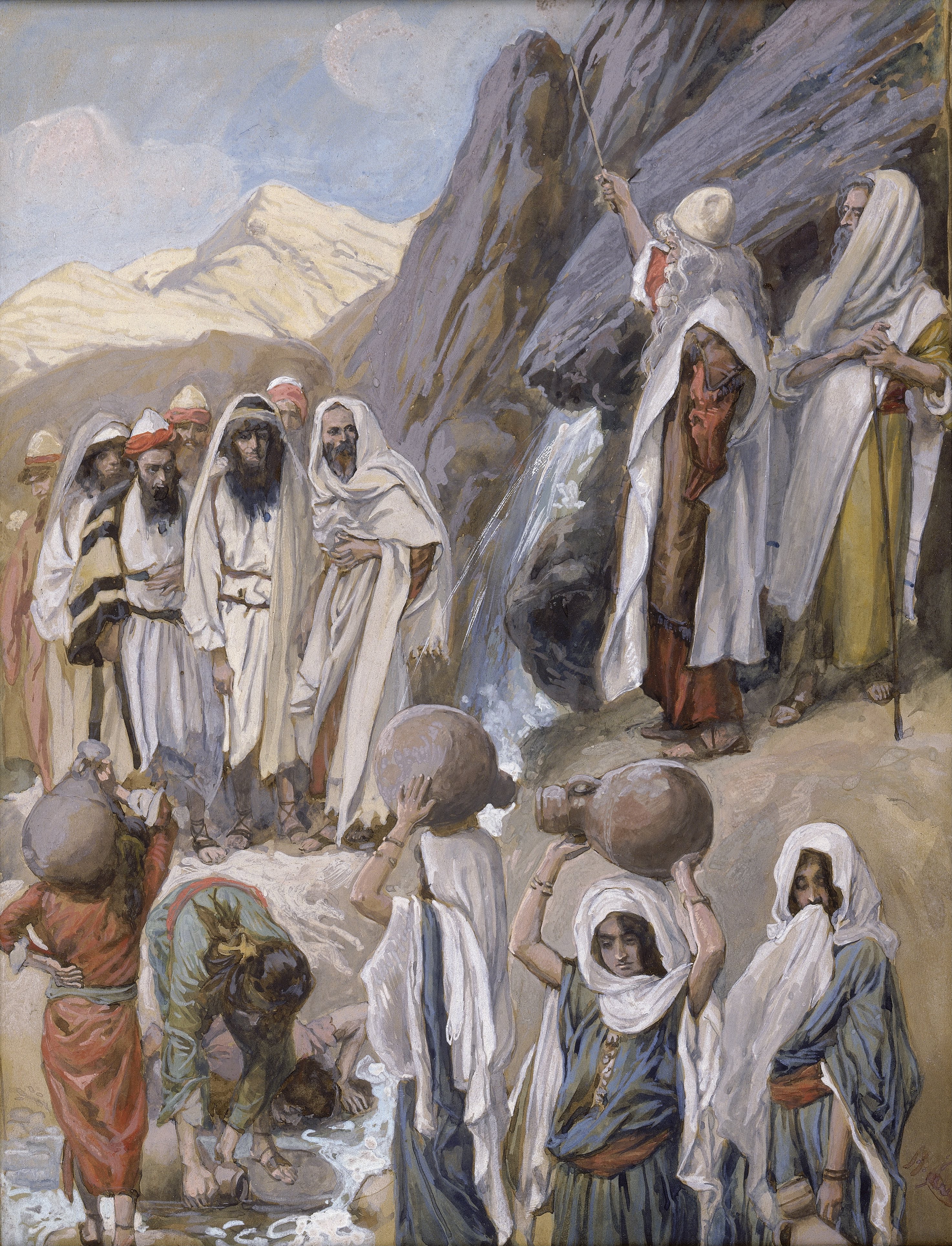 Moses Strikes the Rock -