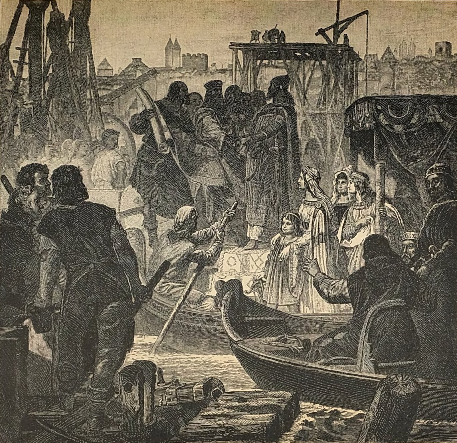 Henry the Proud built the bridge to Regensburg Based on K Mosdorf