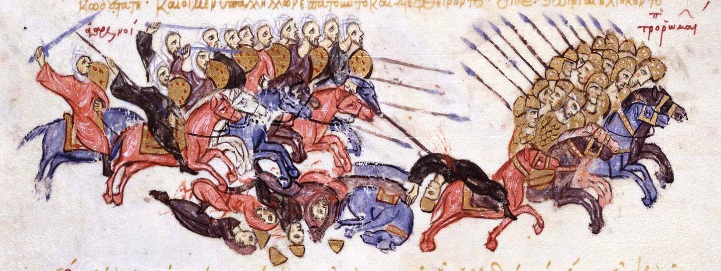 Arabs drive the Byzantines to flight at Azazion