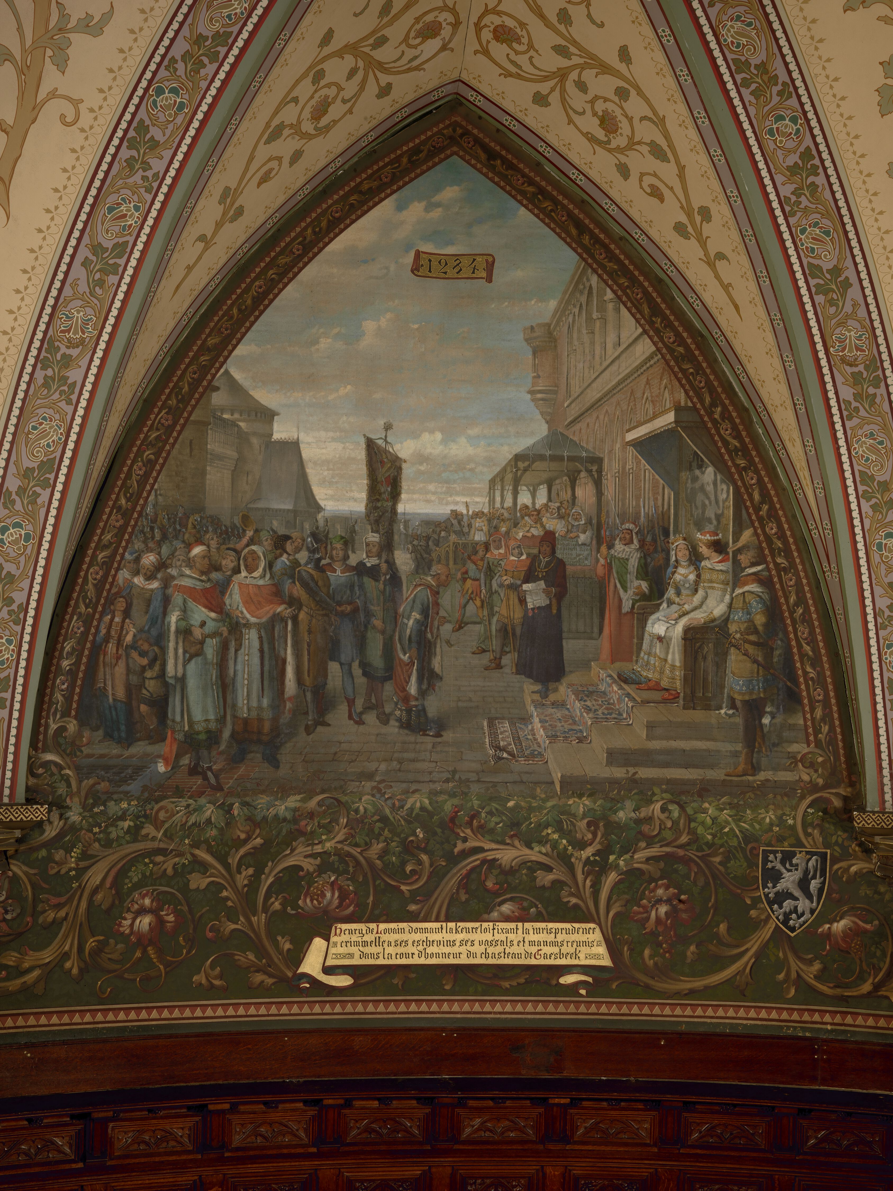 The first charter of Gaasbeek