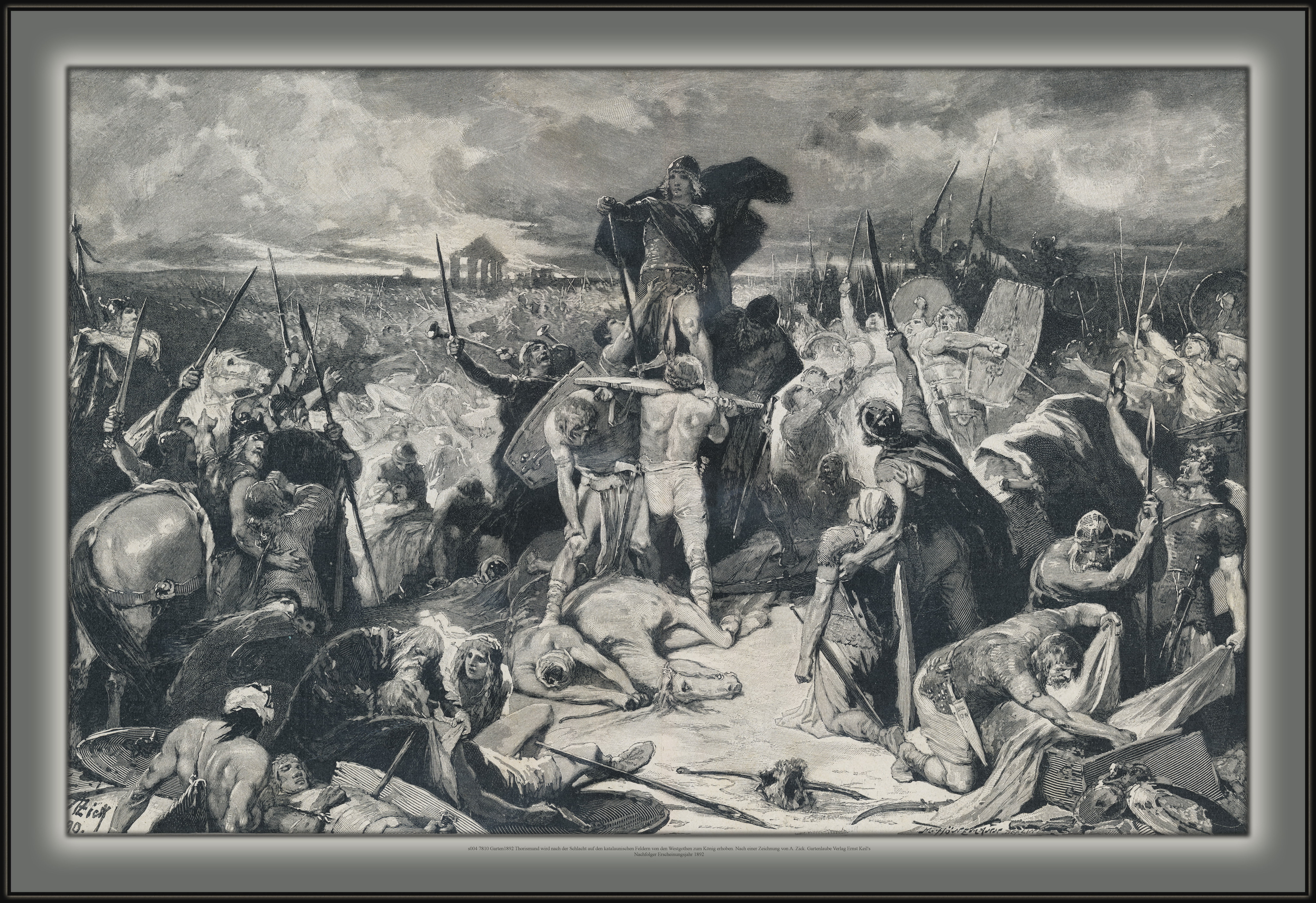 Thorismund proclaimed King of the Visigoths