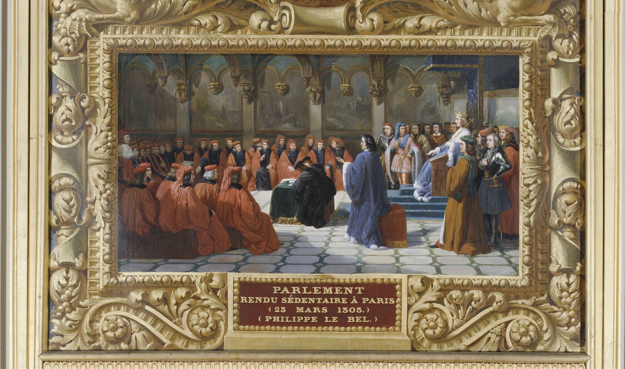 Philip IV the Fair makes the Parliament sedentary in Paris