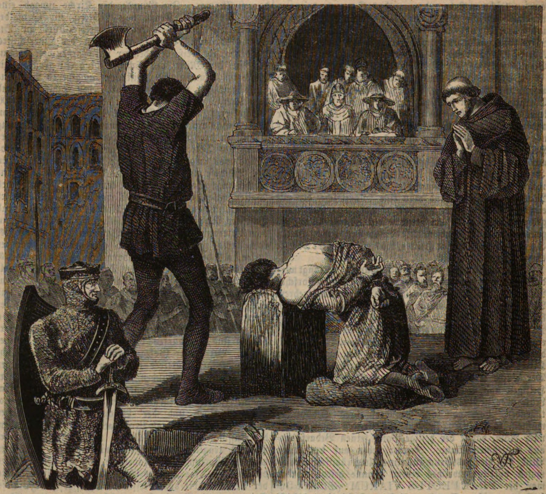 Crescentius the Younger decapitated