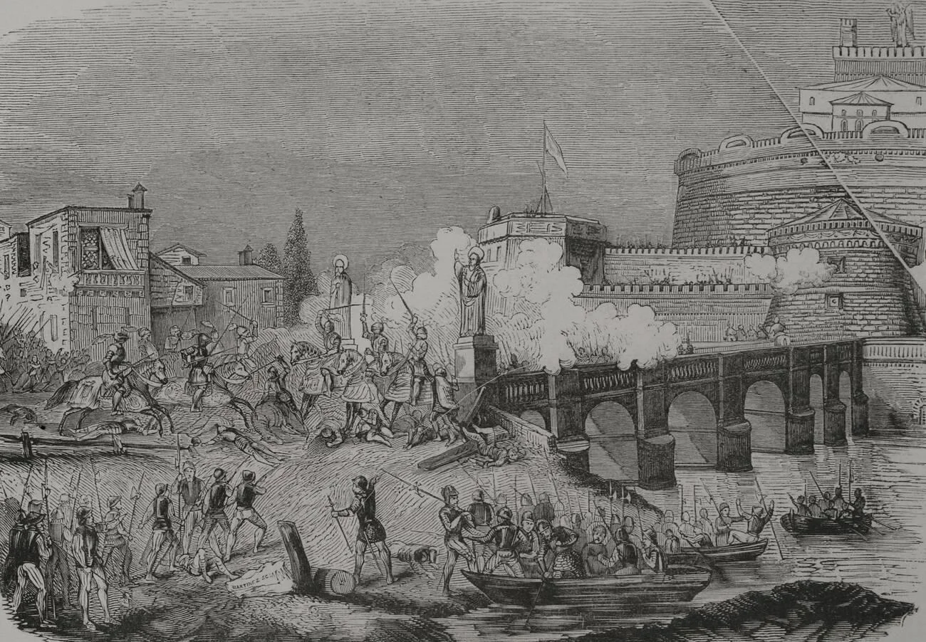 Sack of Rome by Charles V
