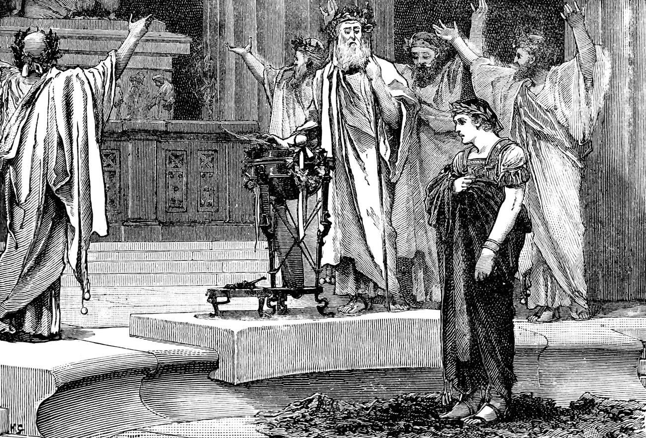 Alexander the Great visited the Temple of the Oracle of Ammon in the Siwa Oasis