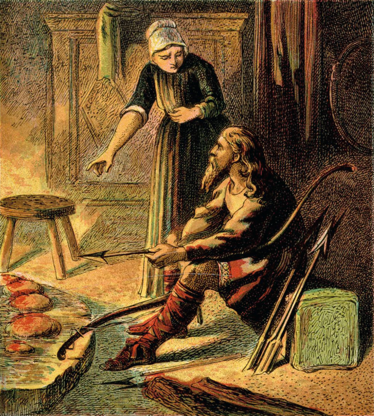 King Alfred and the Cakes