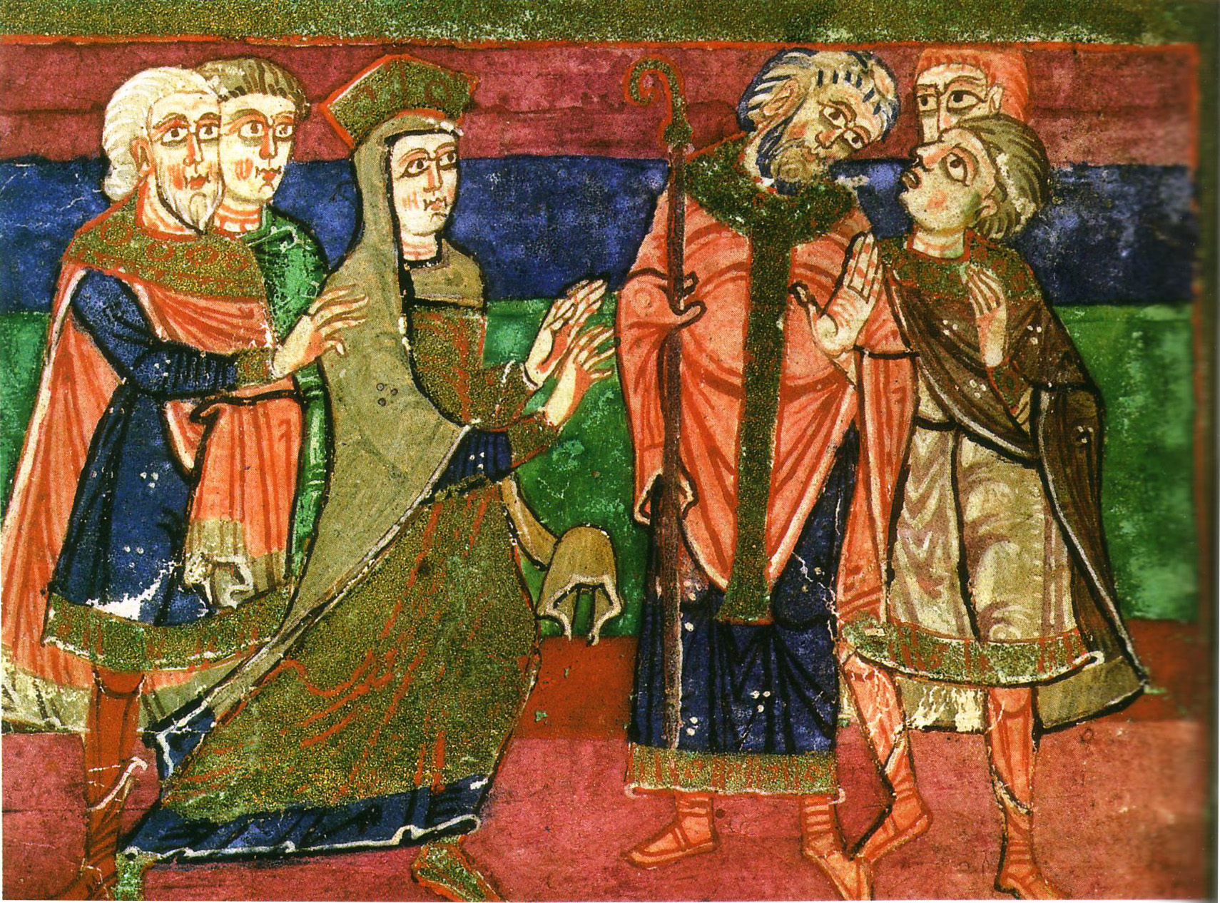 Radegonde wishes to retire to a monastery