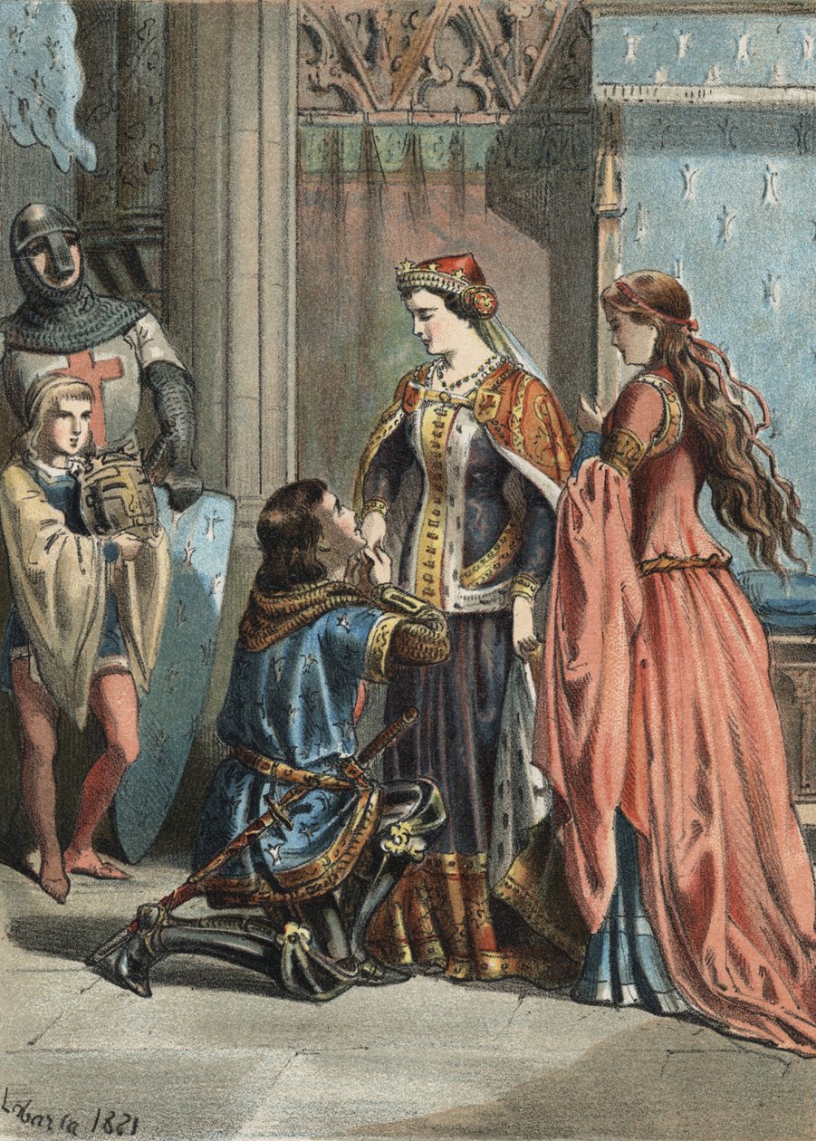Saint Louis & his Mother mother Blanche de Castille