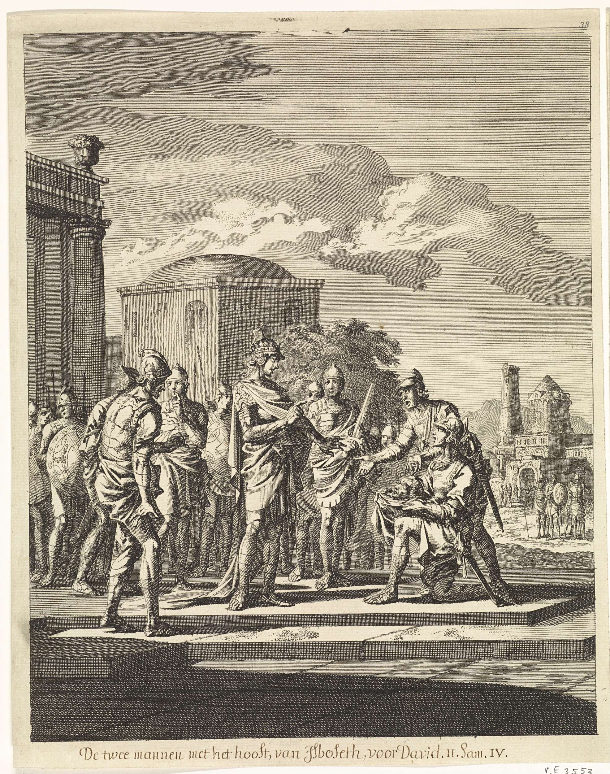 Baäna and Rechab offer David the head of Ish-bosheth
