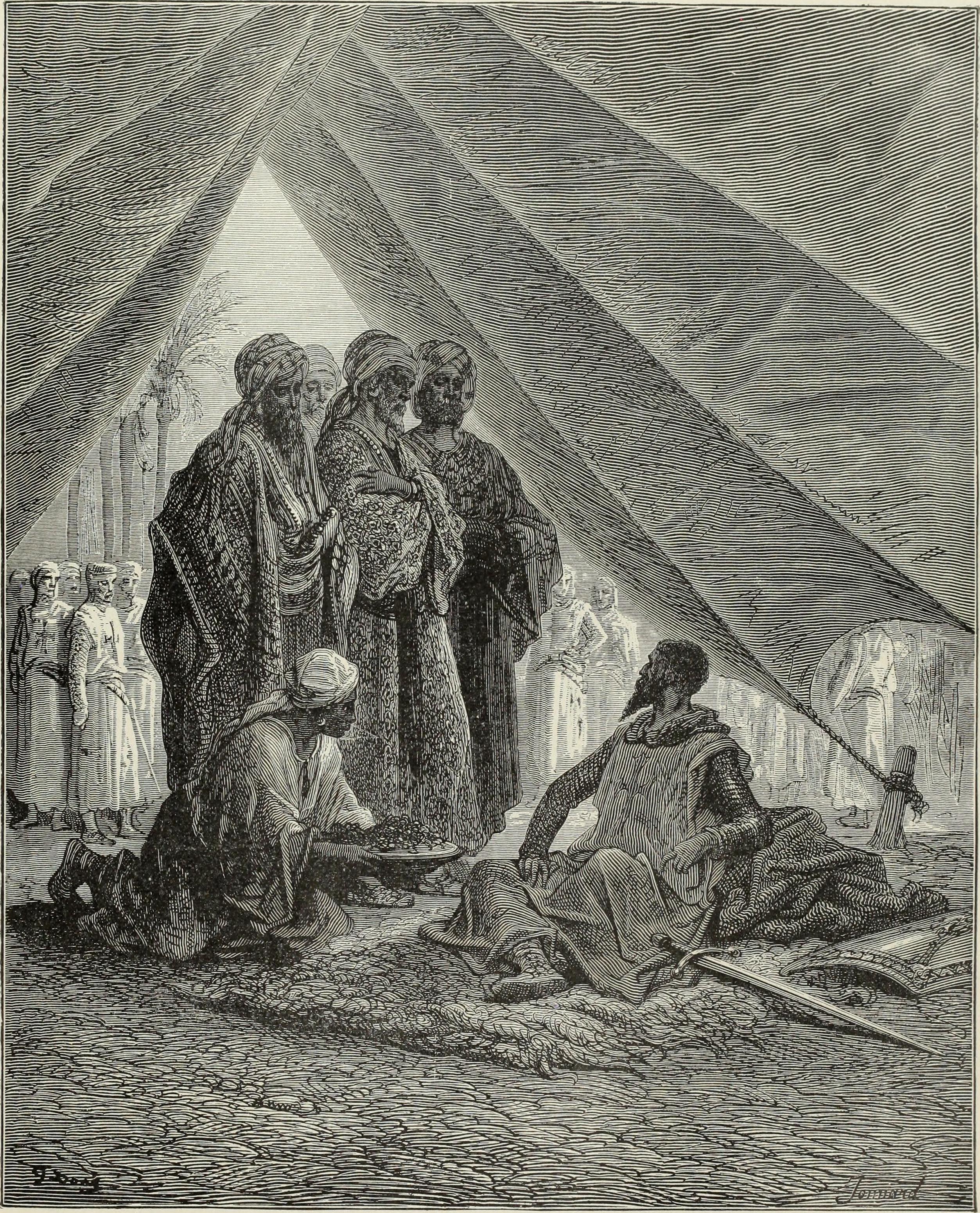 Godfrey Imposing Tribute on the Emirs