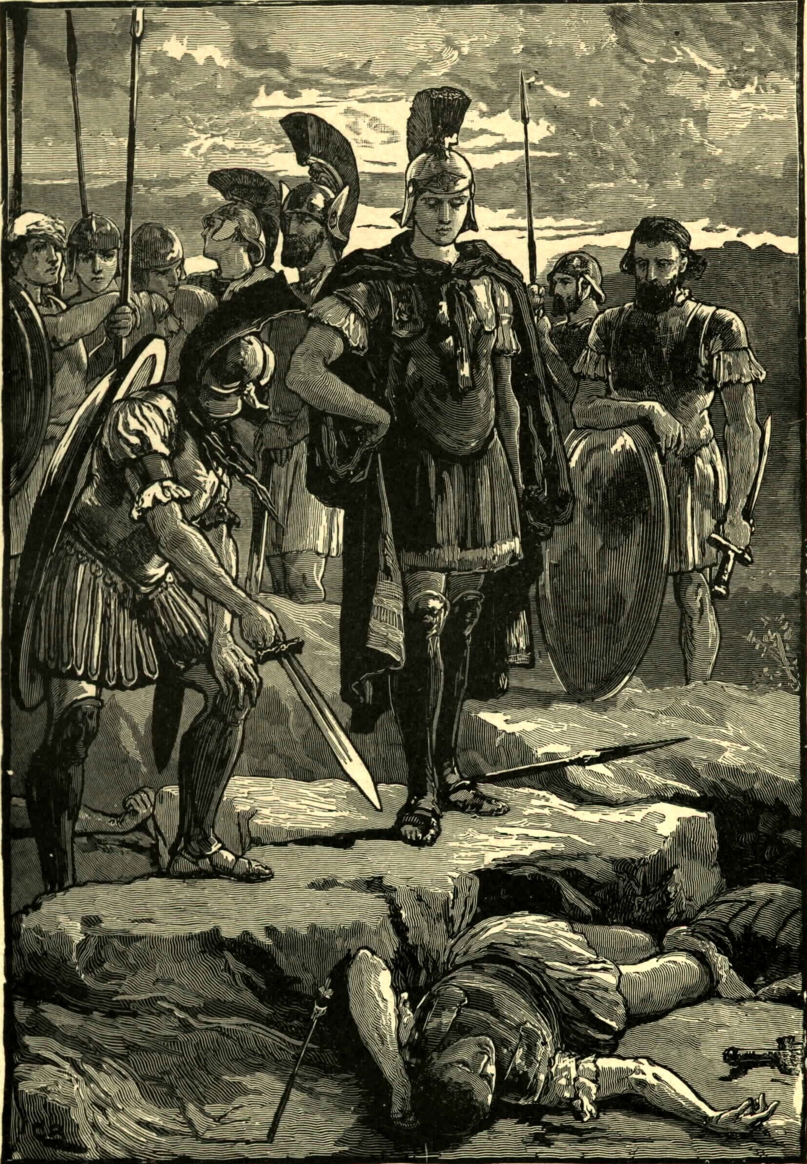 Alexander reaches the body of Darius