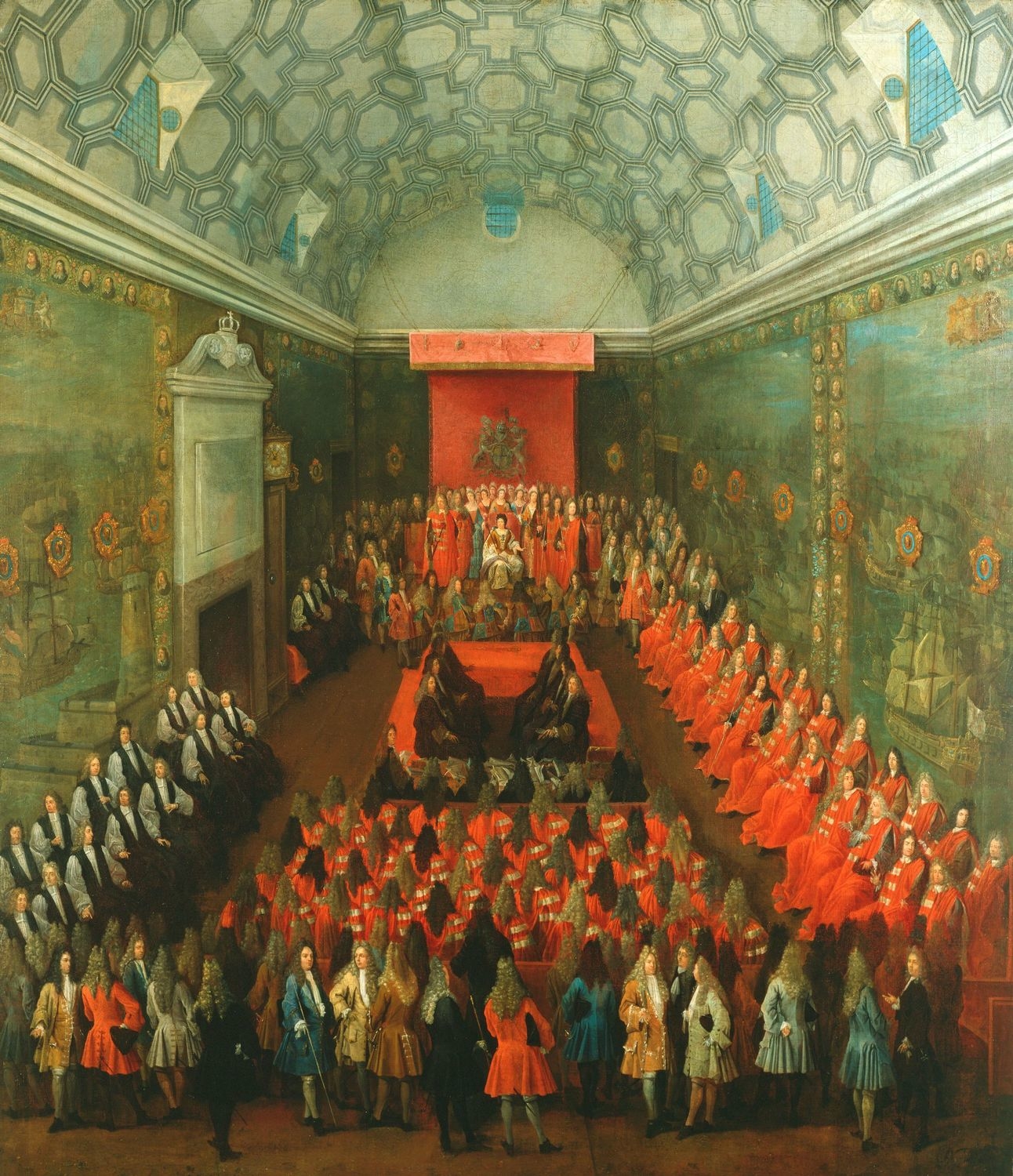 Queen Anne (1665-1714) in the House of Lords