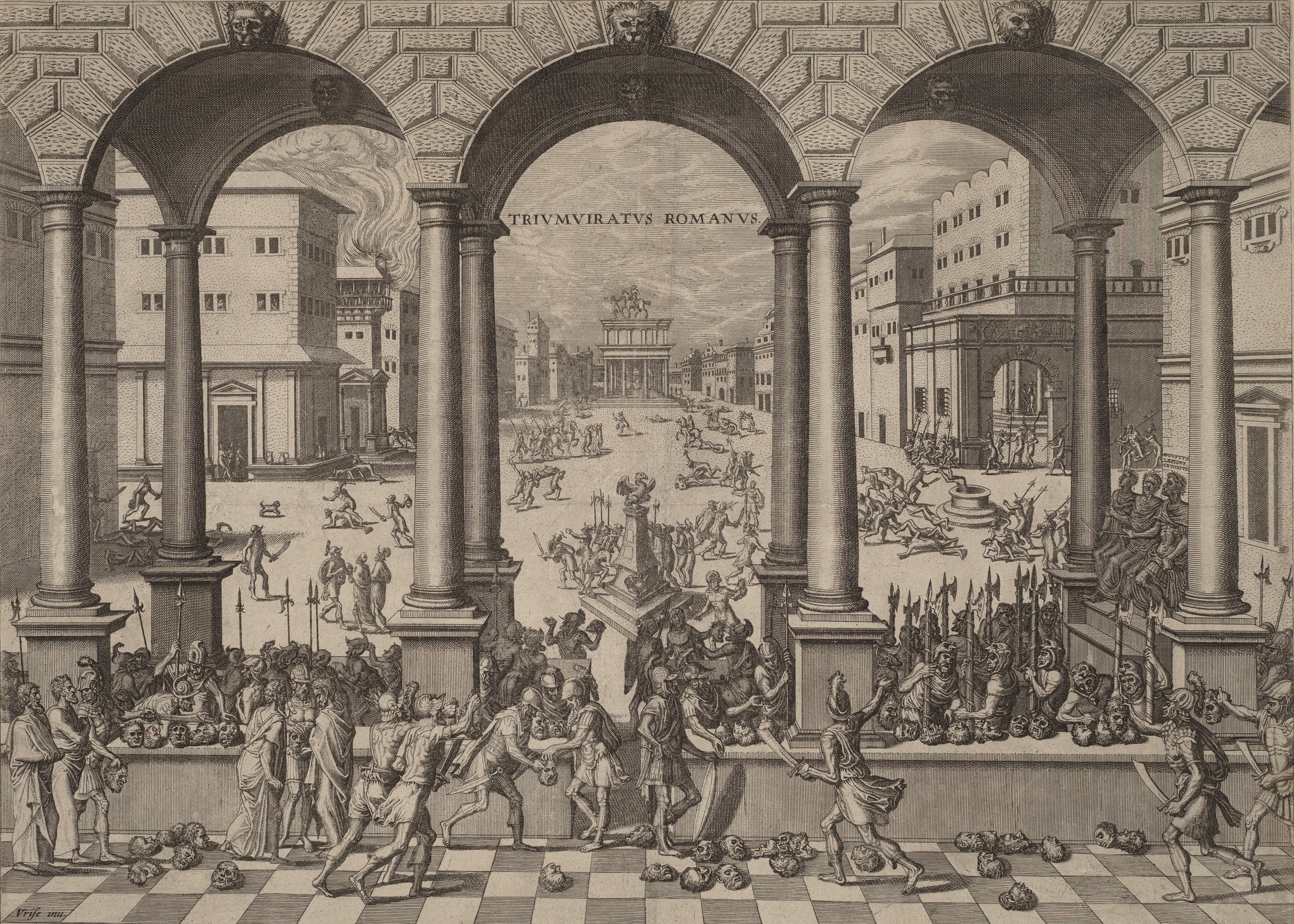 Massacre Under the Roman Triumvirate