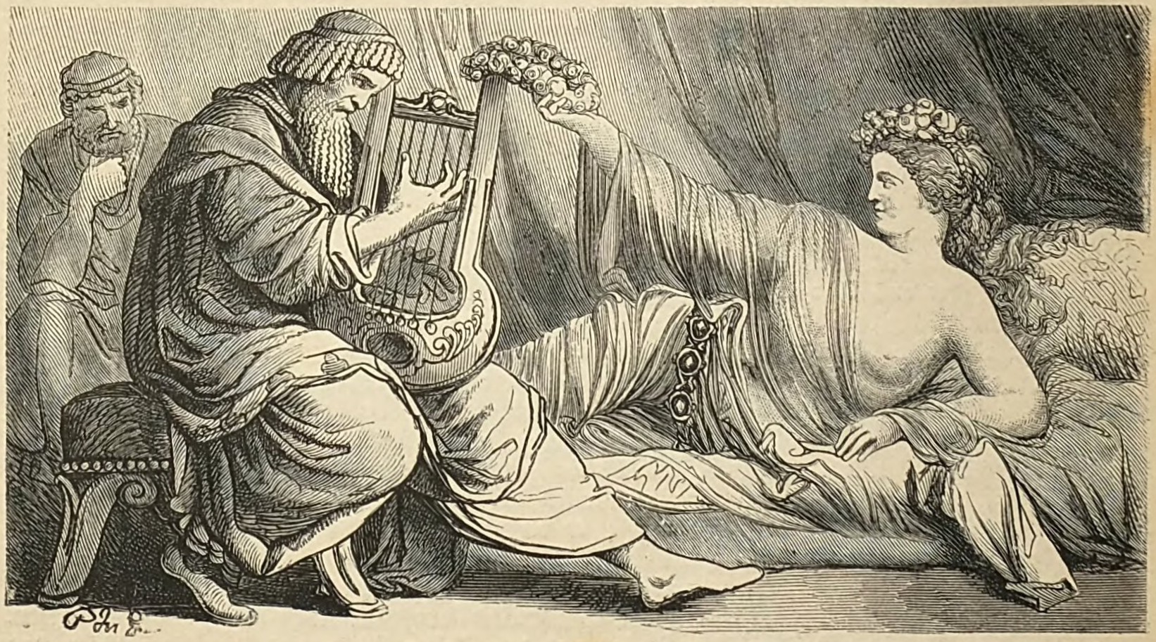 Ausonius praises the beauty of Bissula in a poem