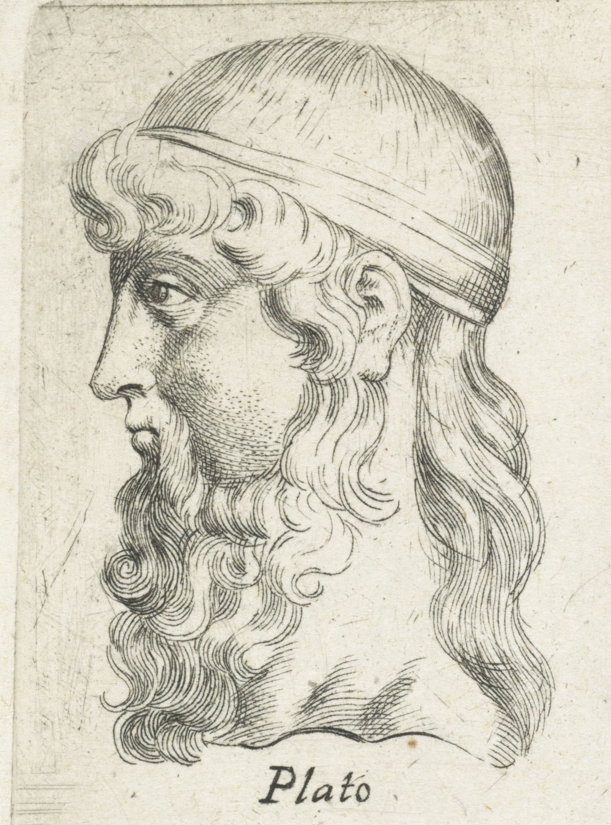 Plato, Four antique profiles