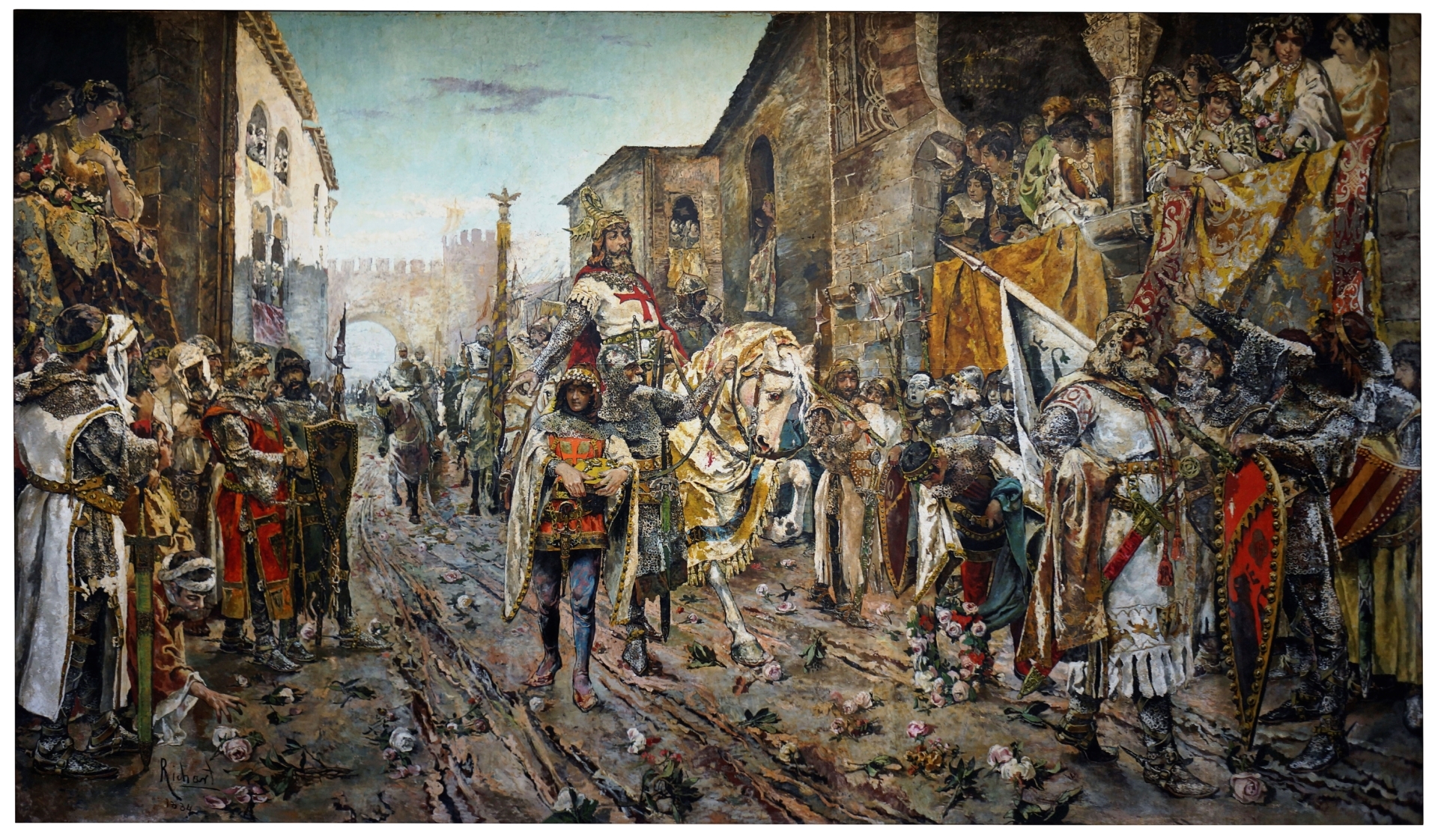 The triumphal entry of King James the Conqueror in Valencia