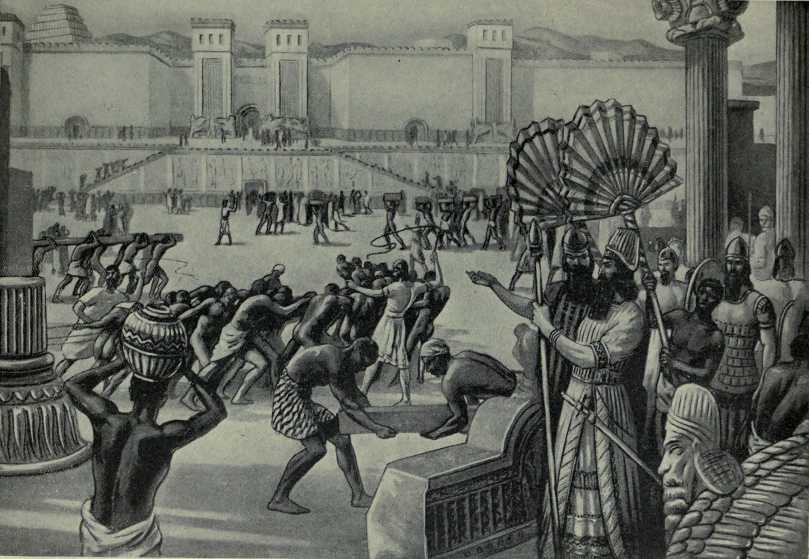 Building of Palace at Dur Sharrukin