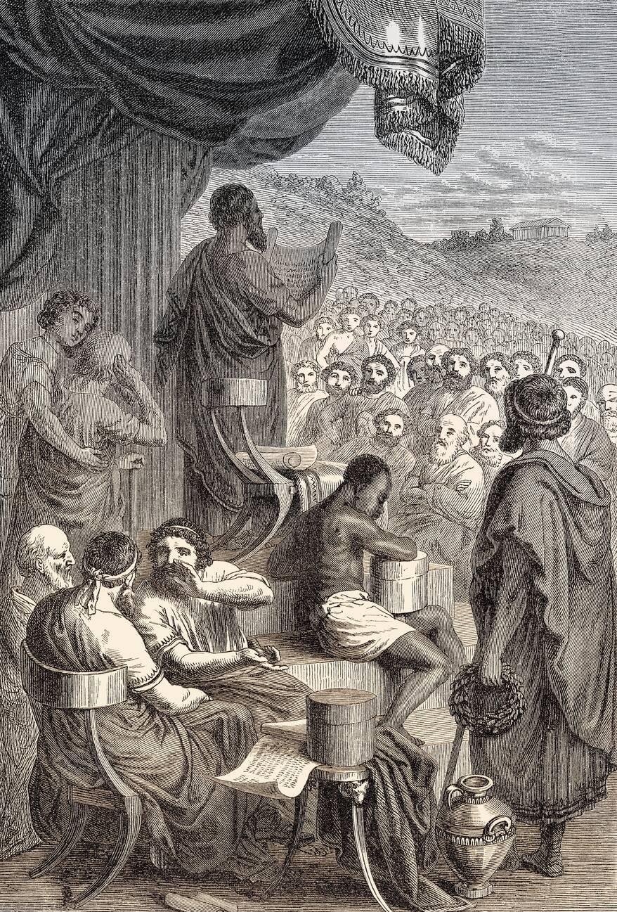 Herodotus reads out his stories