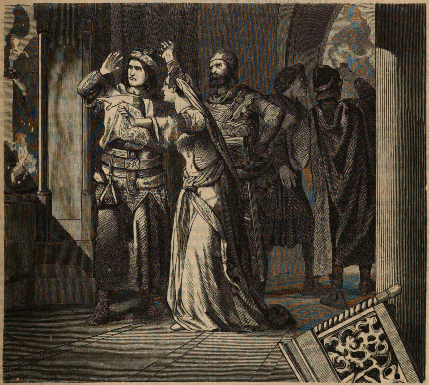 Emperor Louis II imprisoned in Benevento