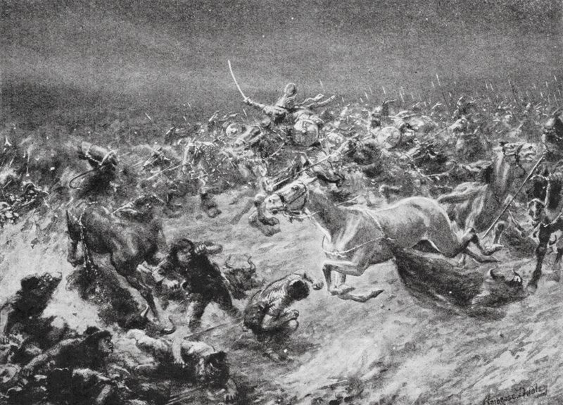 Defeat of the White Huns by Anushirwan