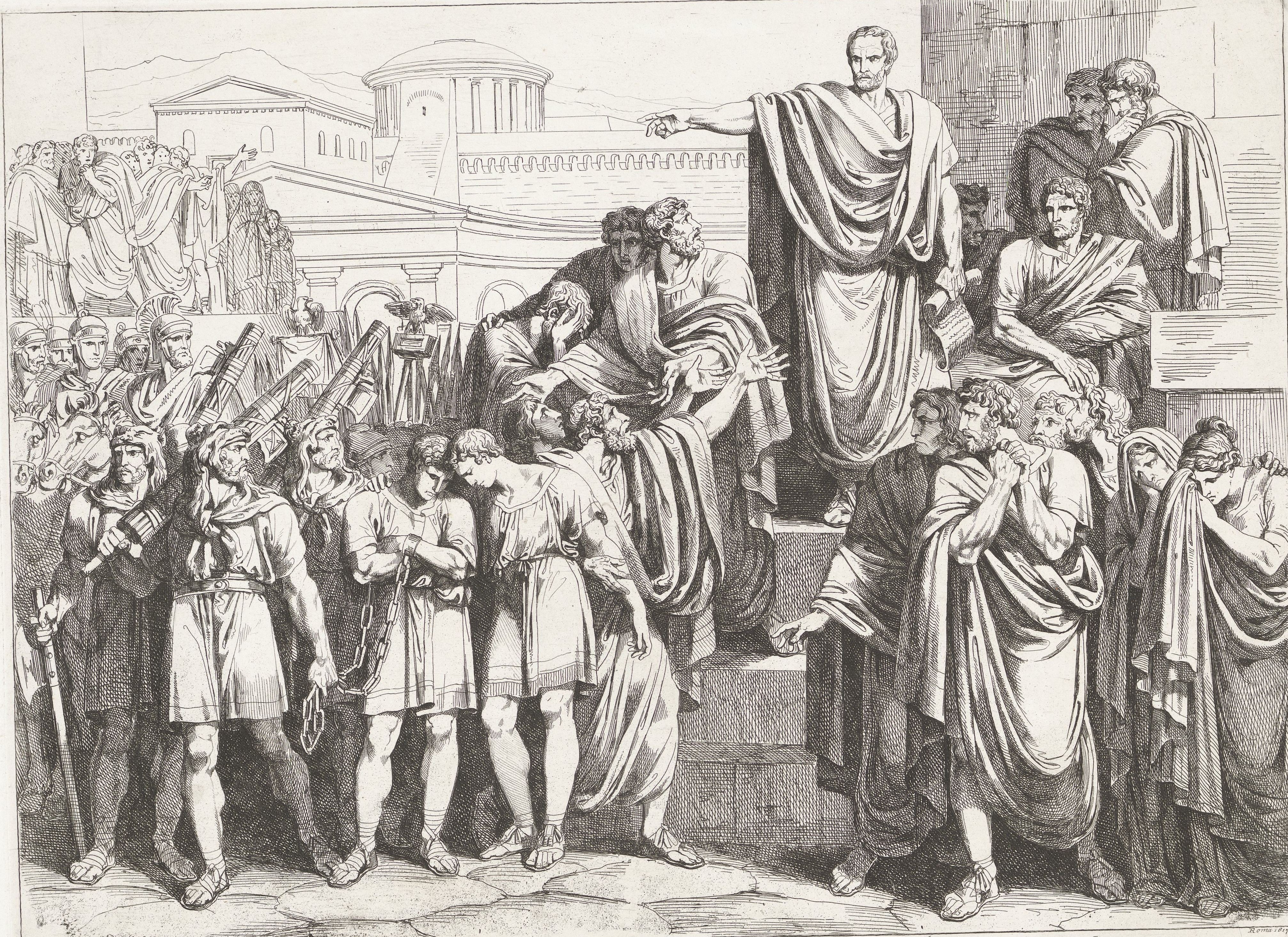 Brutus condemns his sons to death