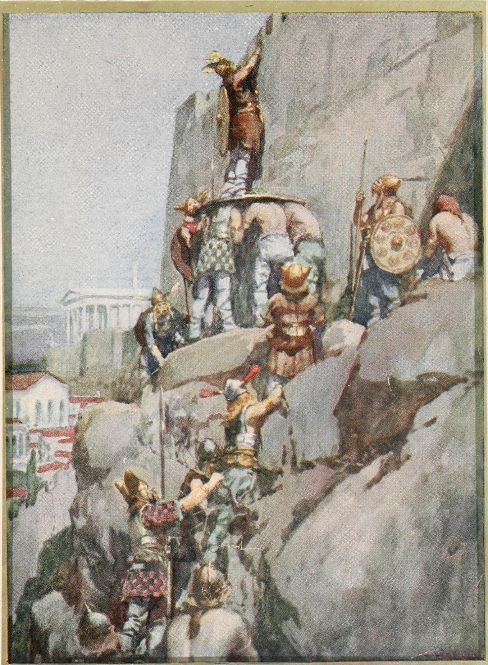 One by one Gauls followed each other