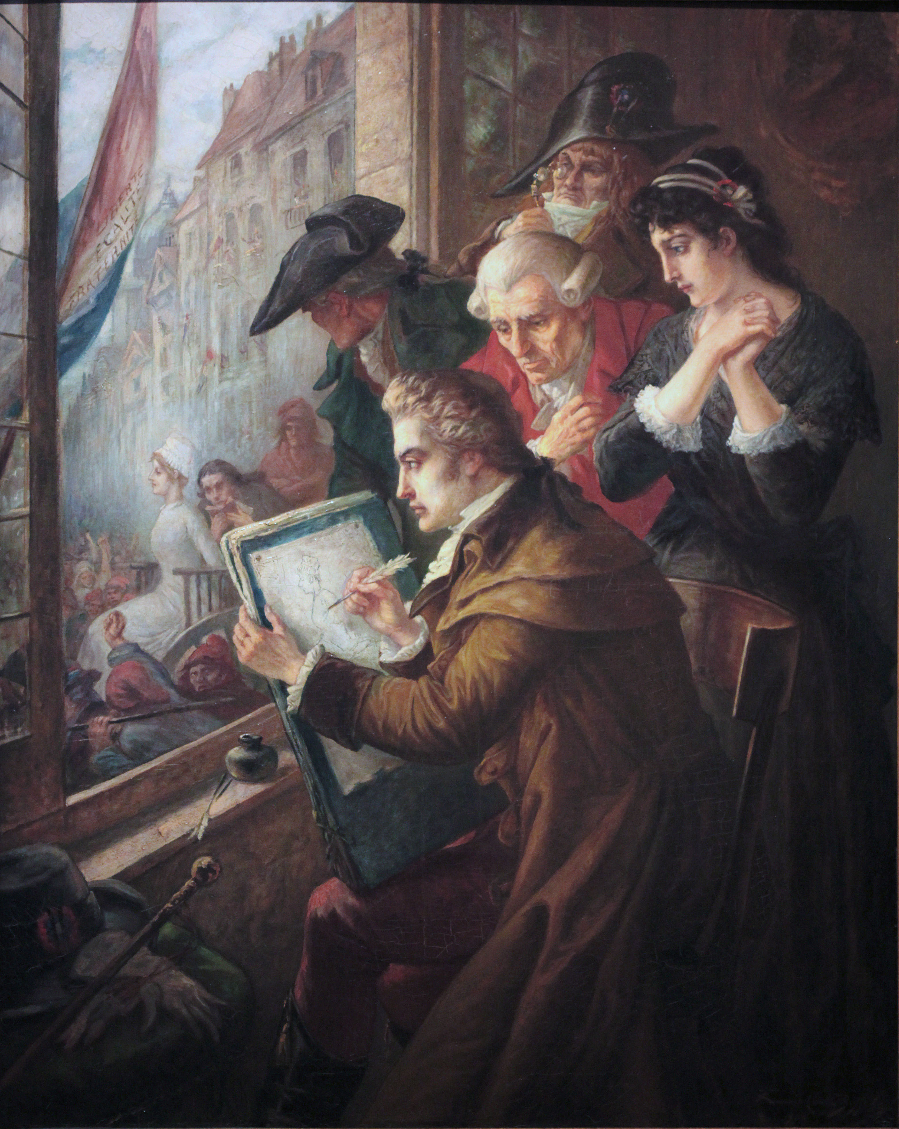 October 16, Painter David drawing Marie-Antoinette led to her execution