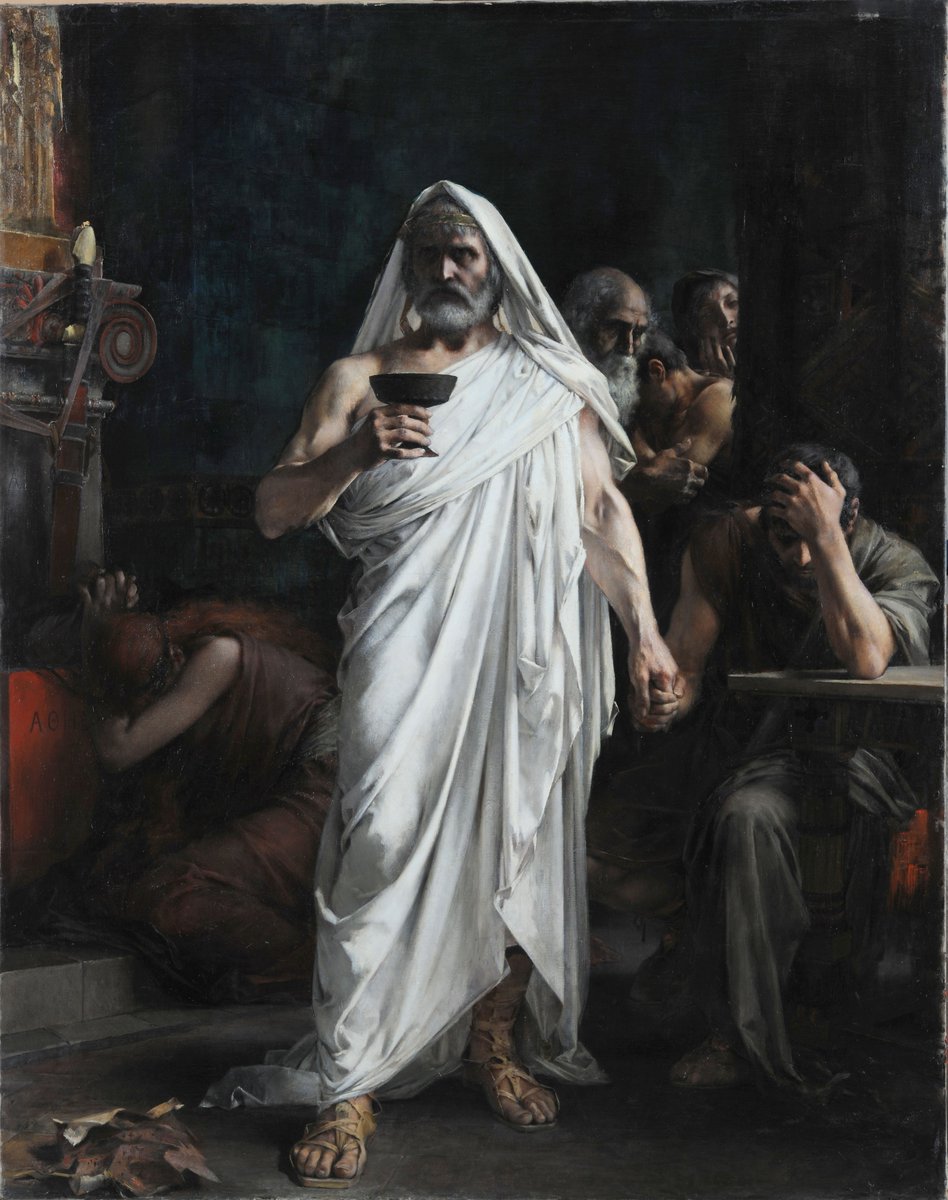 Themistocles drinking the poison