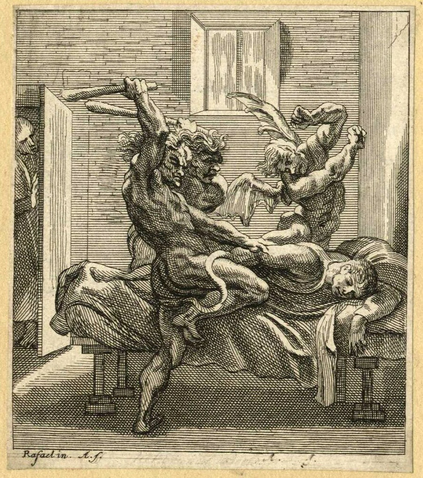 Persecution of Saint Ignatius by Demons