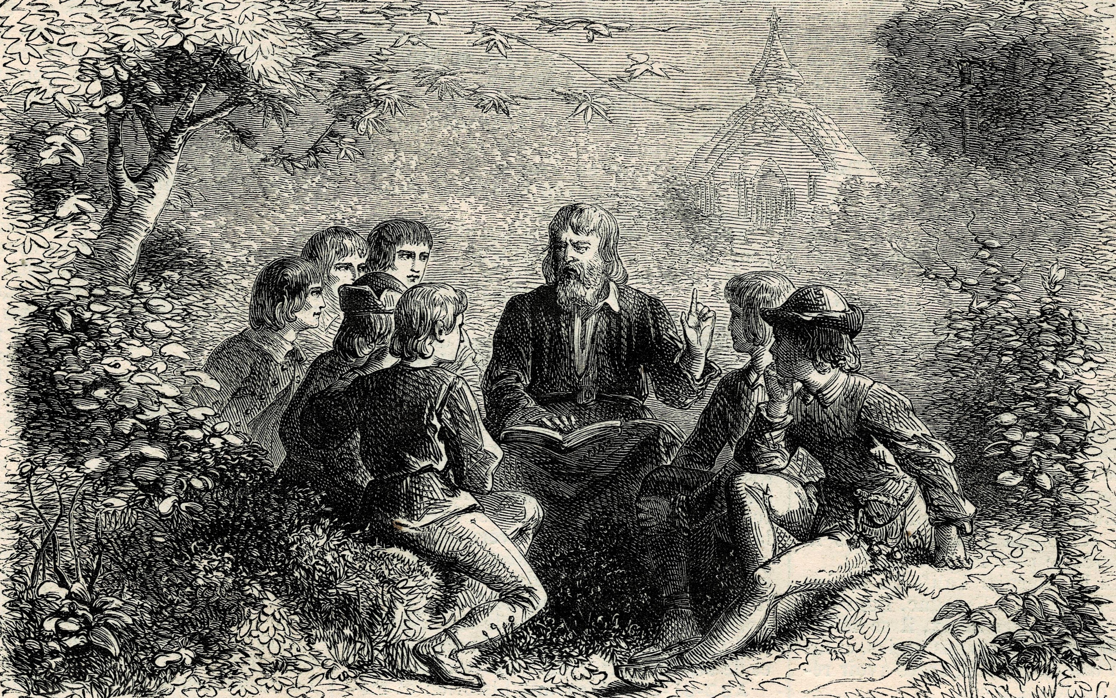 Abelard and his disciples at the Paraclete