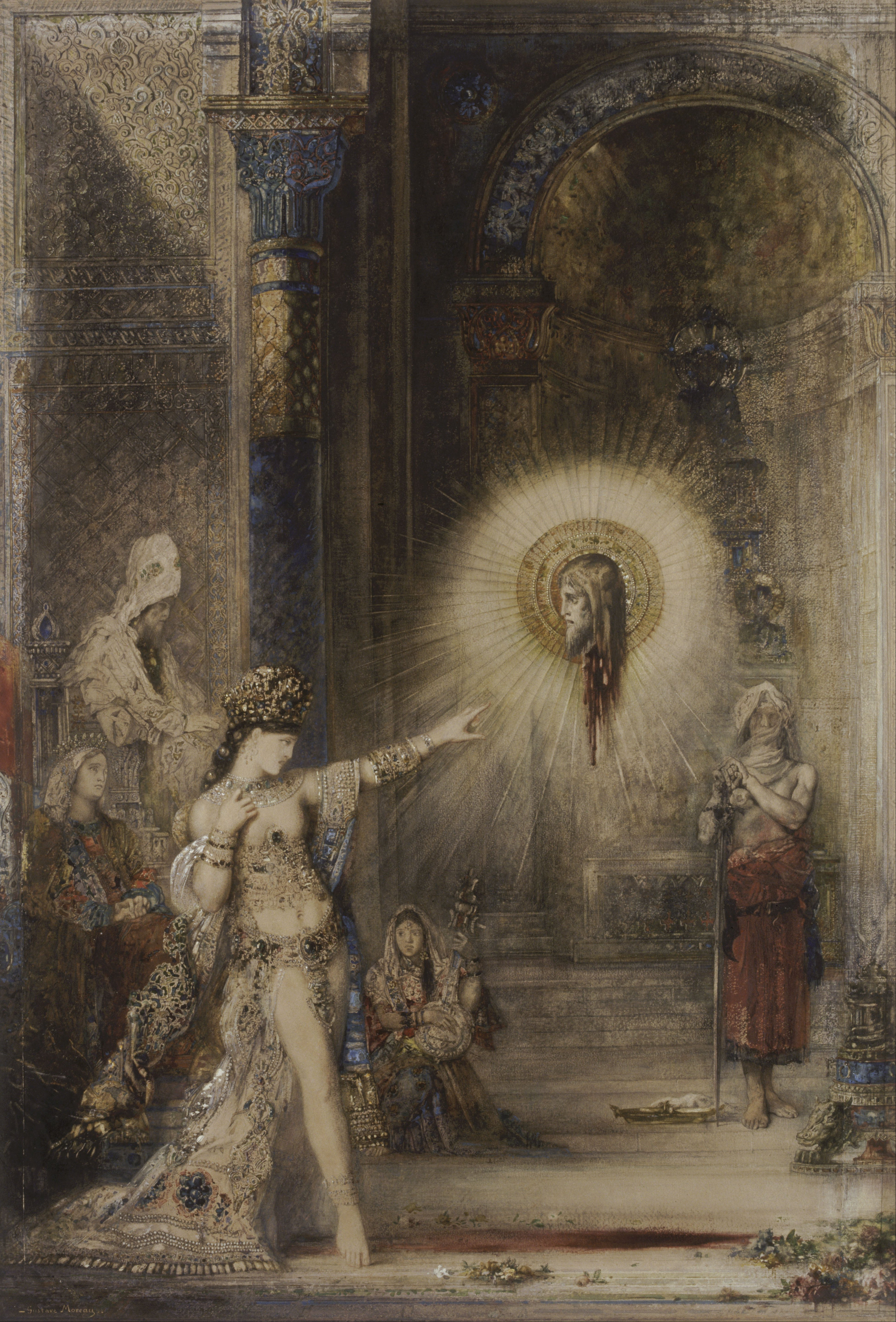 Salome and the Apparition of the Baptist's Head or The Apparition