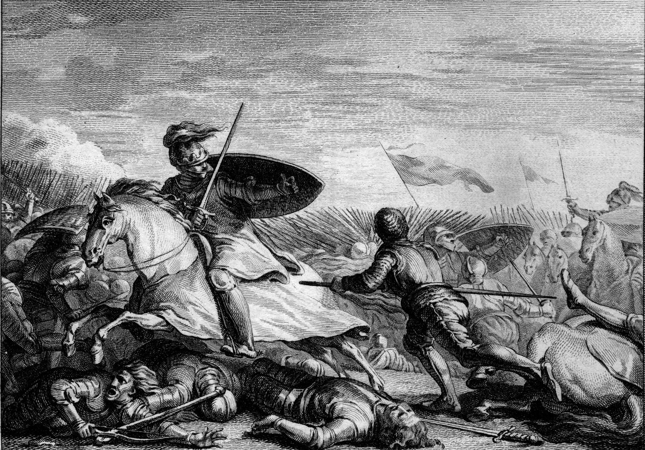 Battle of Fontenoy, Flight of Lothaire I of Italy After Defeat