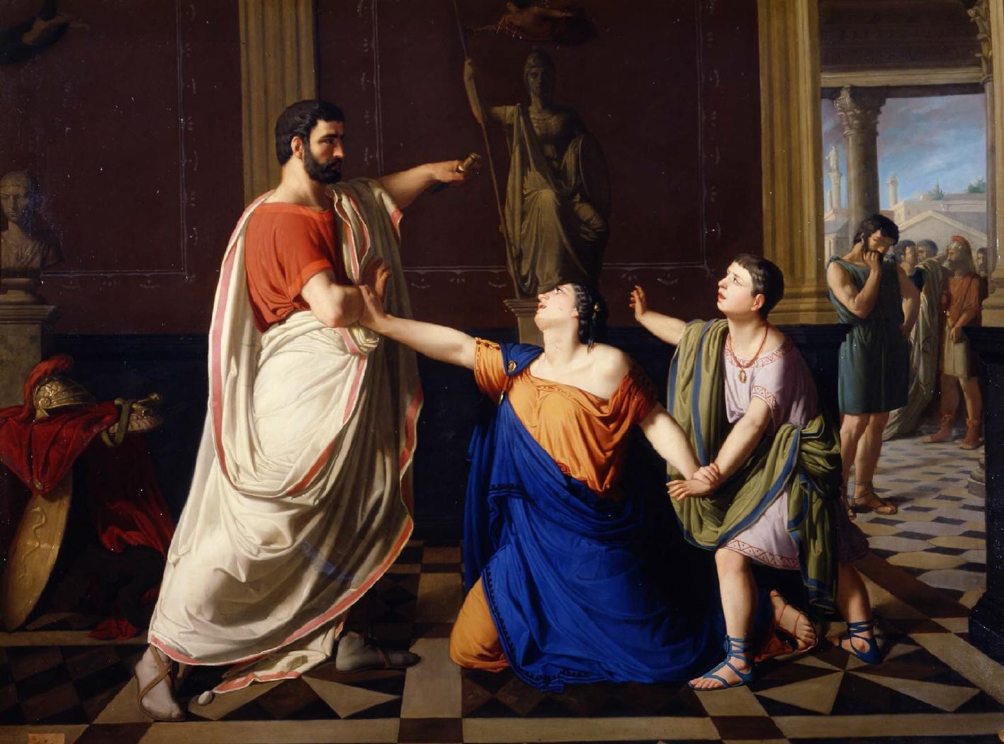 Farewell of Gaius Gracchus to his family