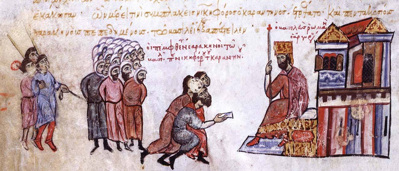 Arab Captives Before Romanos III
