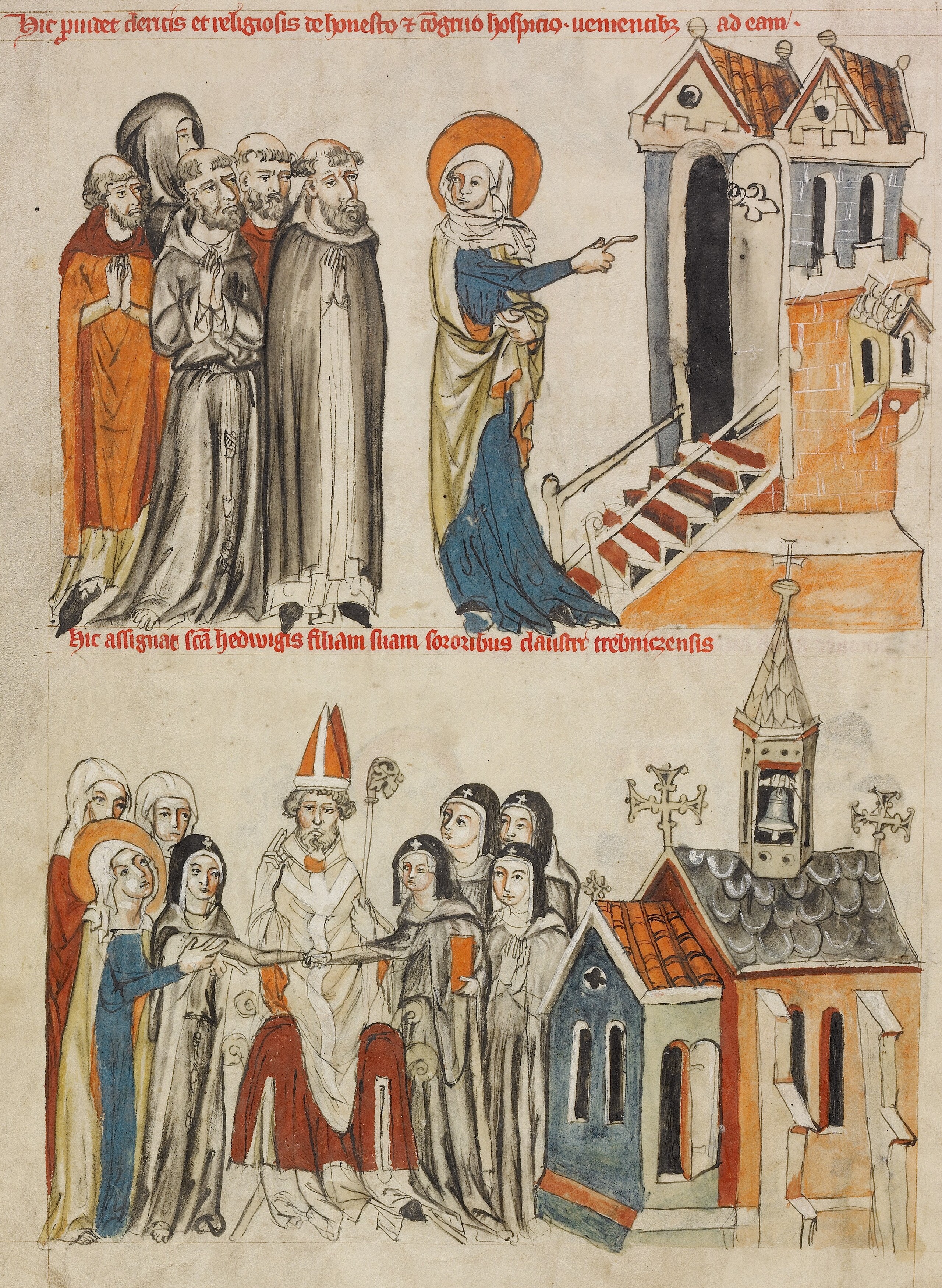 Saint Hedwig Offering Hospitality