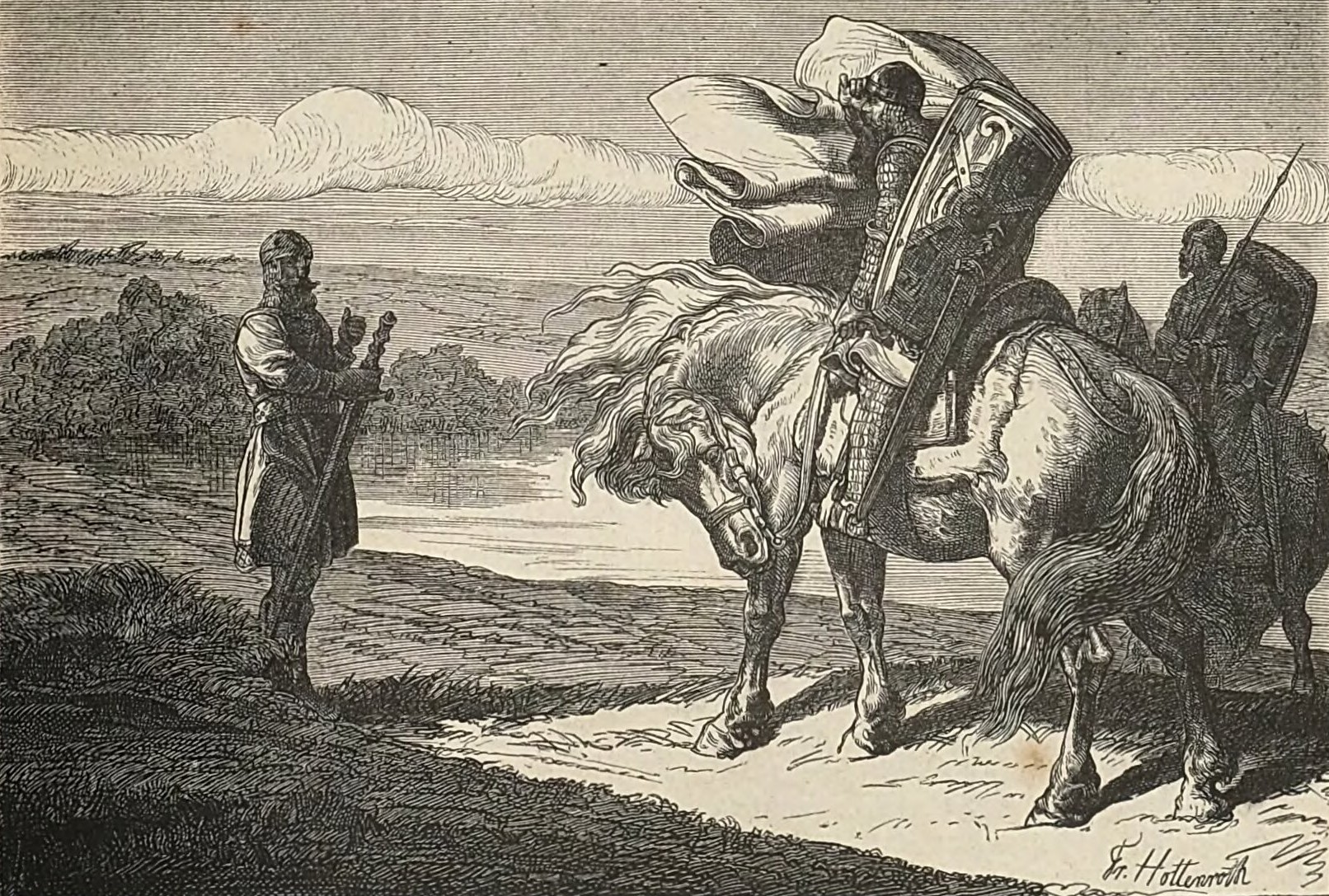 Hagen informs Otto of approaching armies
