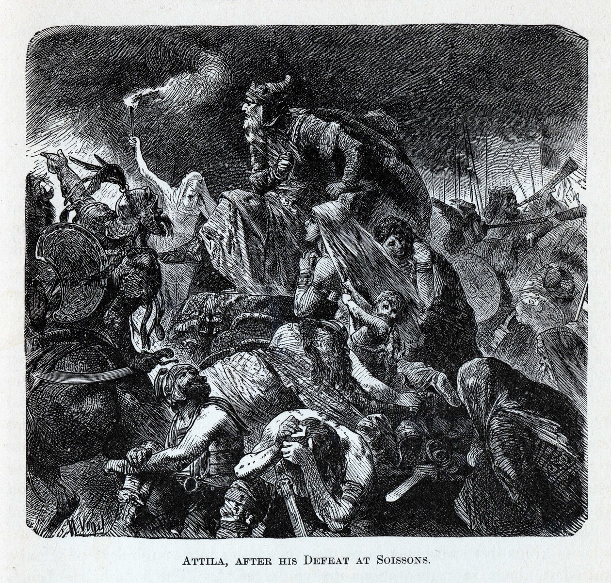 Attila, After His Defeat at Soissons