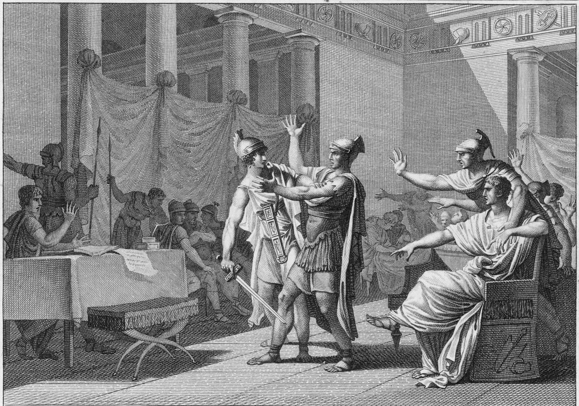 Sextus Pompeius Held Back While Threatenng Cicero