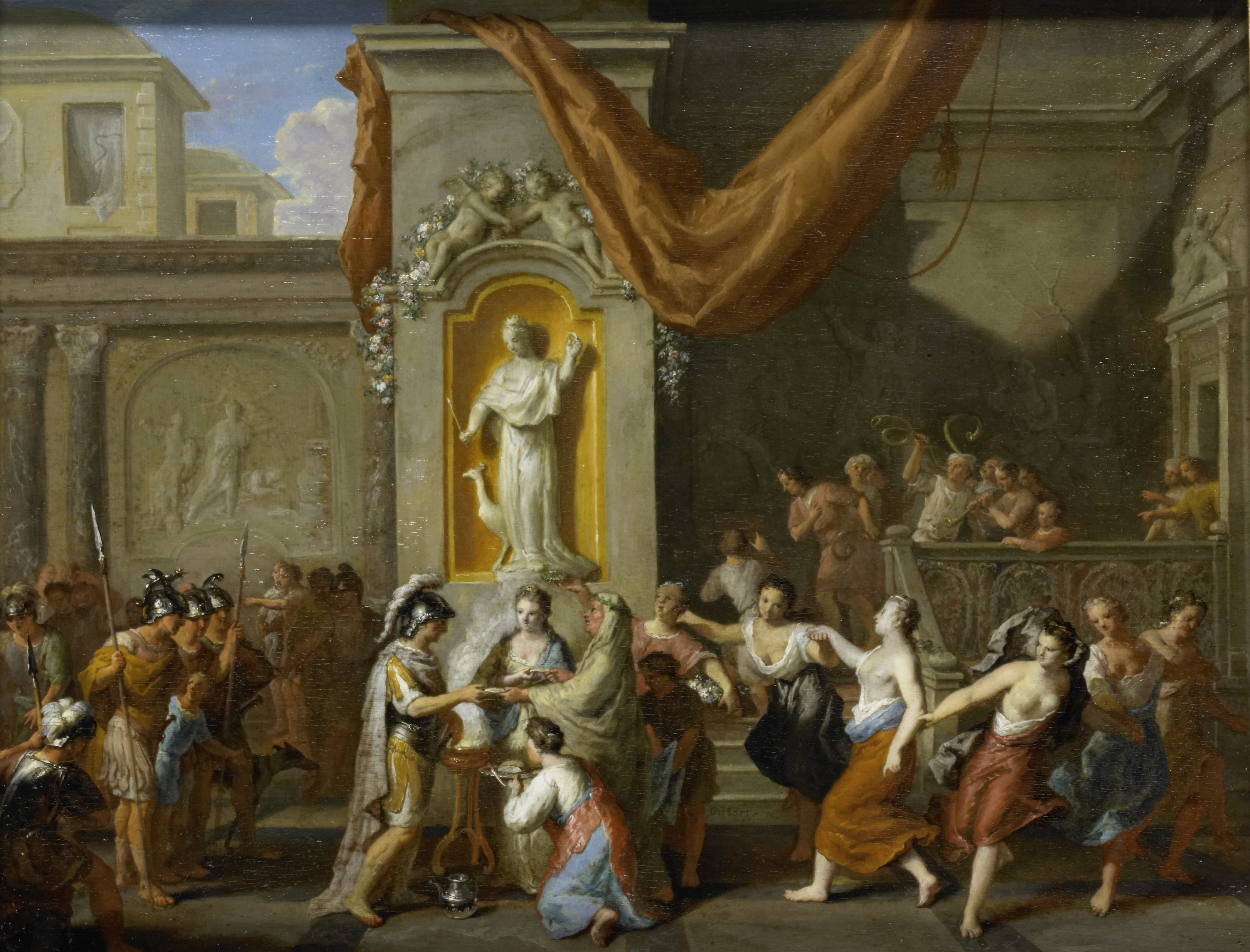 The Marriage of Alexander the Great and Roxane of BactriaGerard Hoet (I)