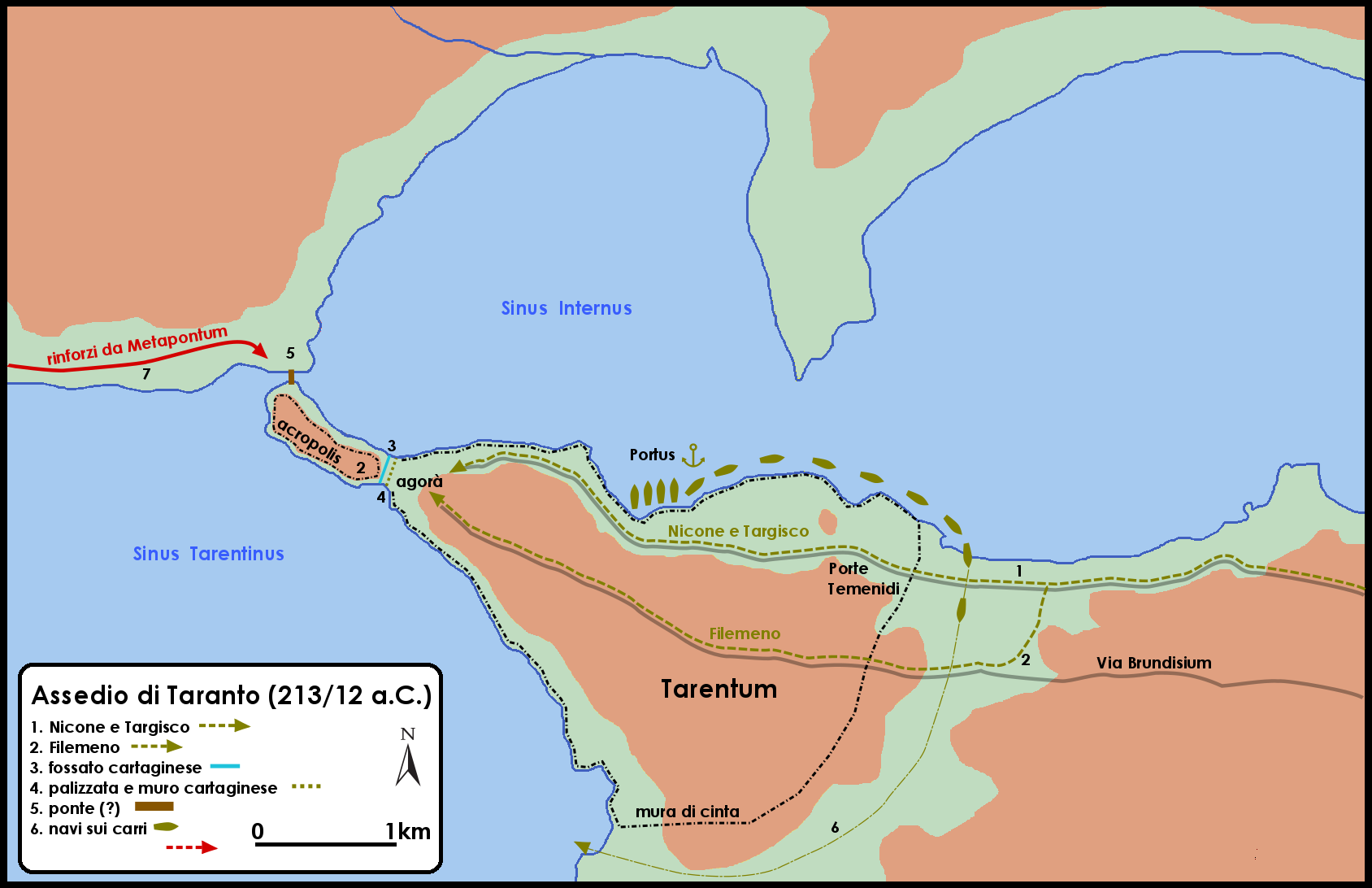 Siege of Taranto by Hannibal