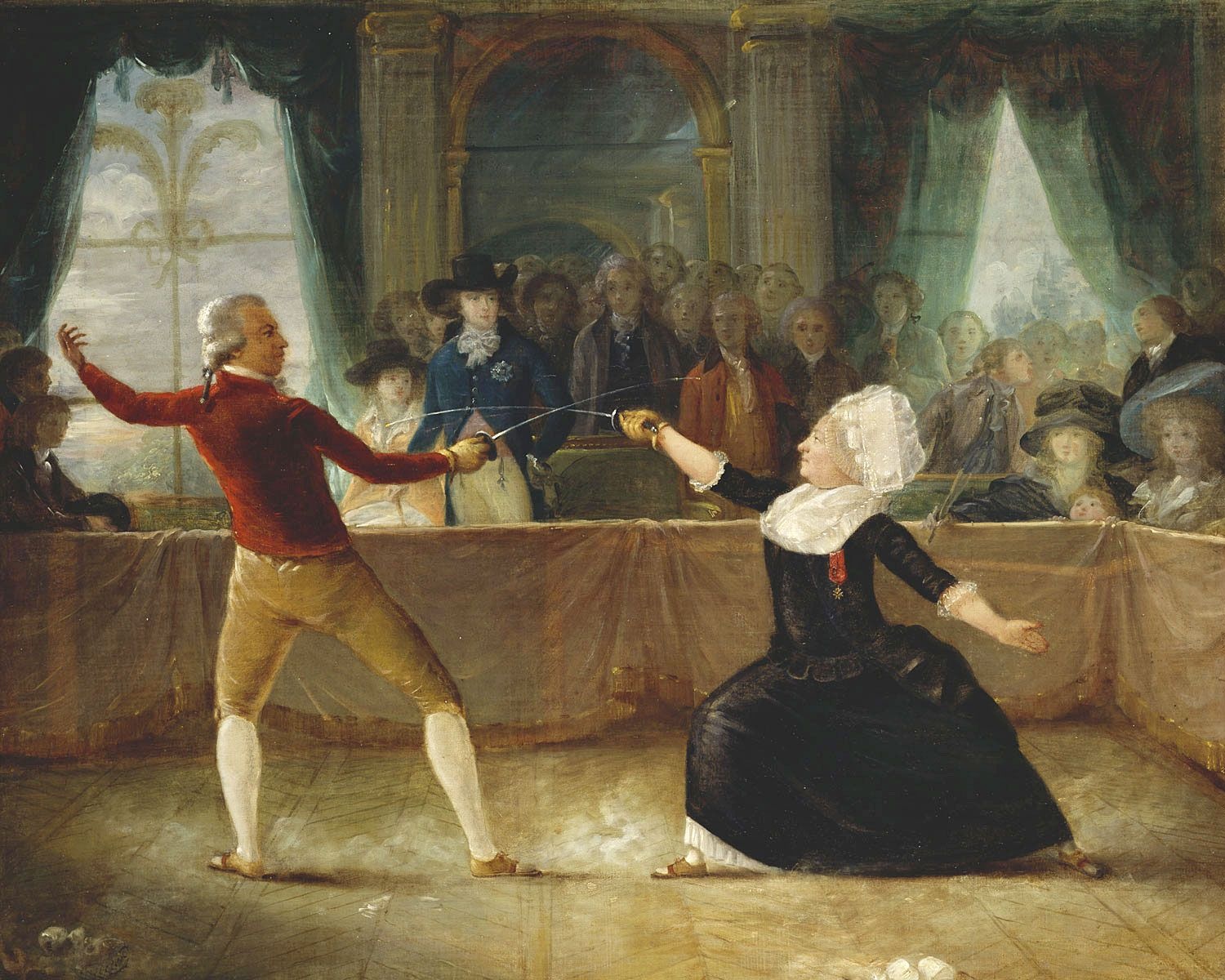 Carlton House fencing match, D'Eon de Beaumont against Saint George
