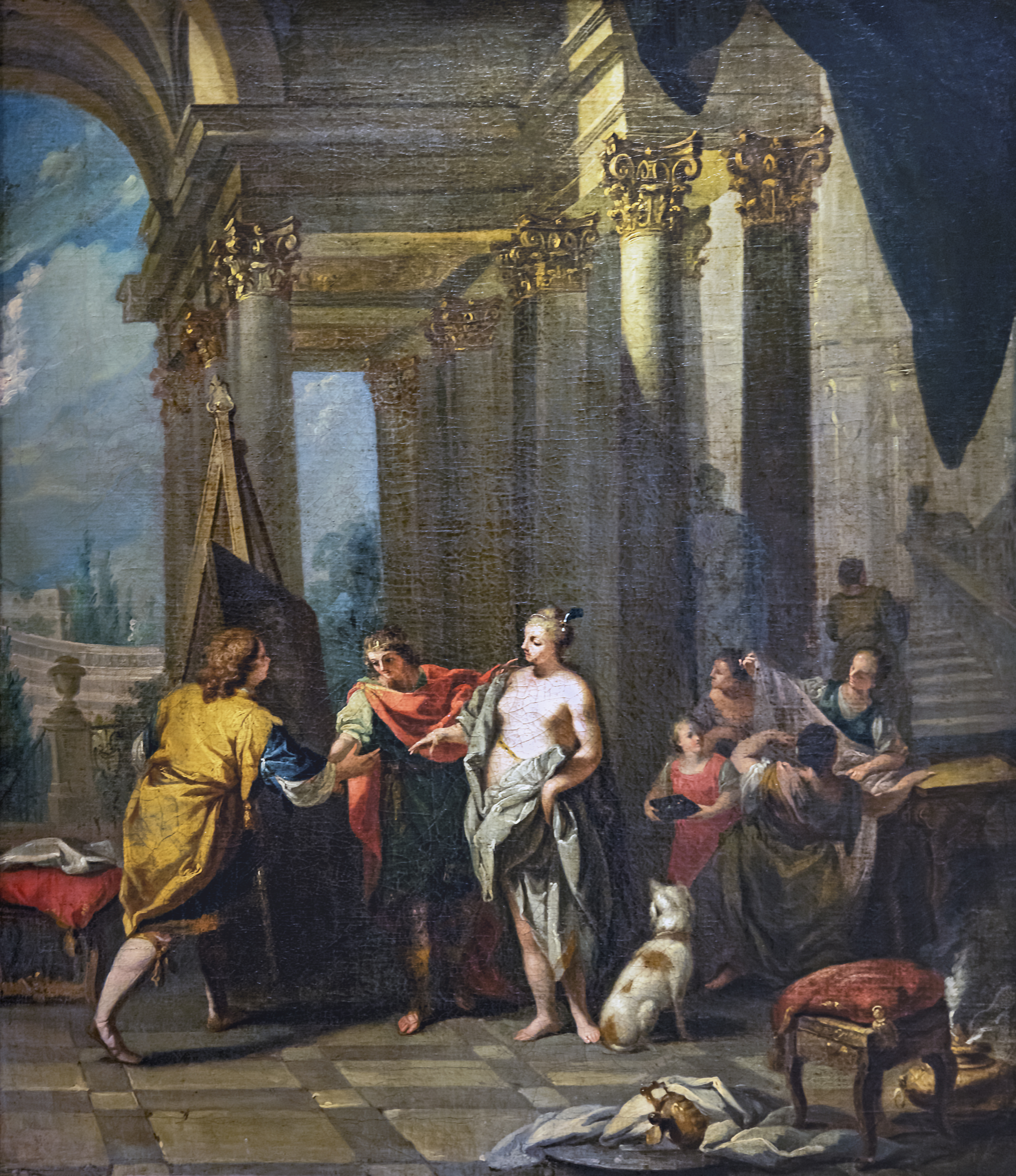 Alexandre yielding Campaspe to Apelle