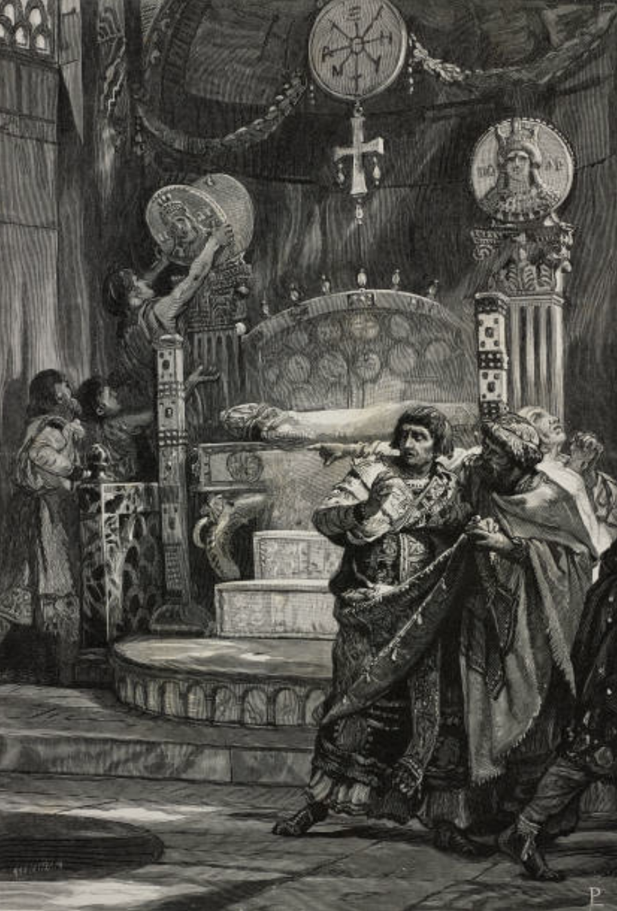 The Exarch of Ravenna escaping