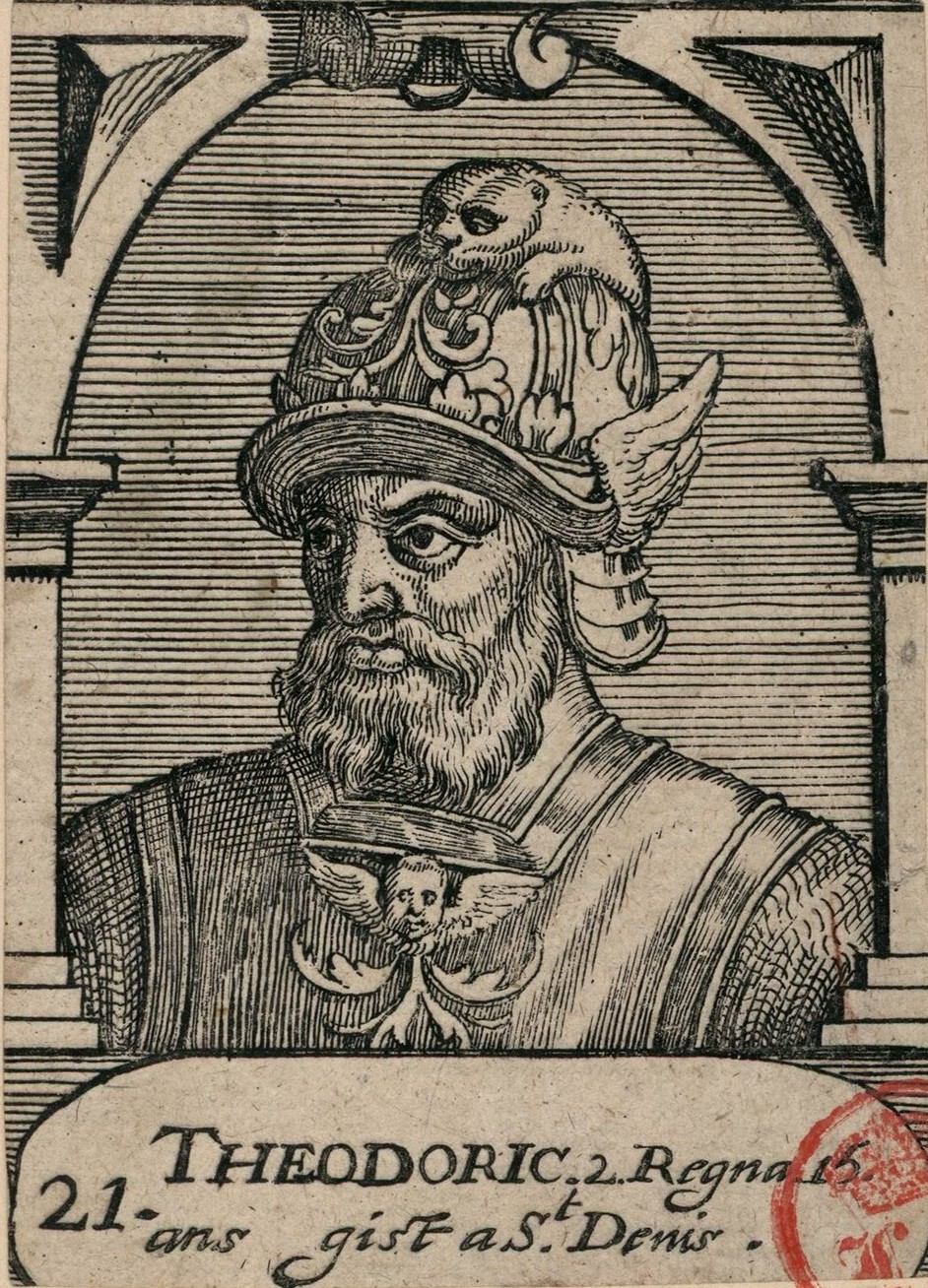 Thierry II, King of Burgundy (Identification based on the Louis-Philippe albums)
