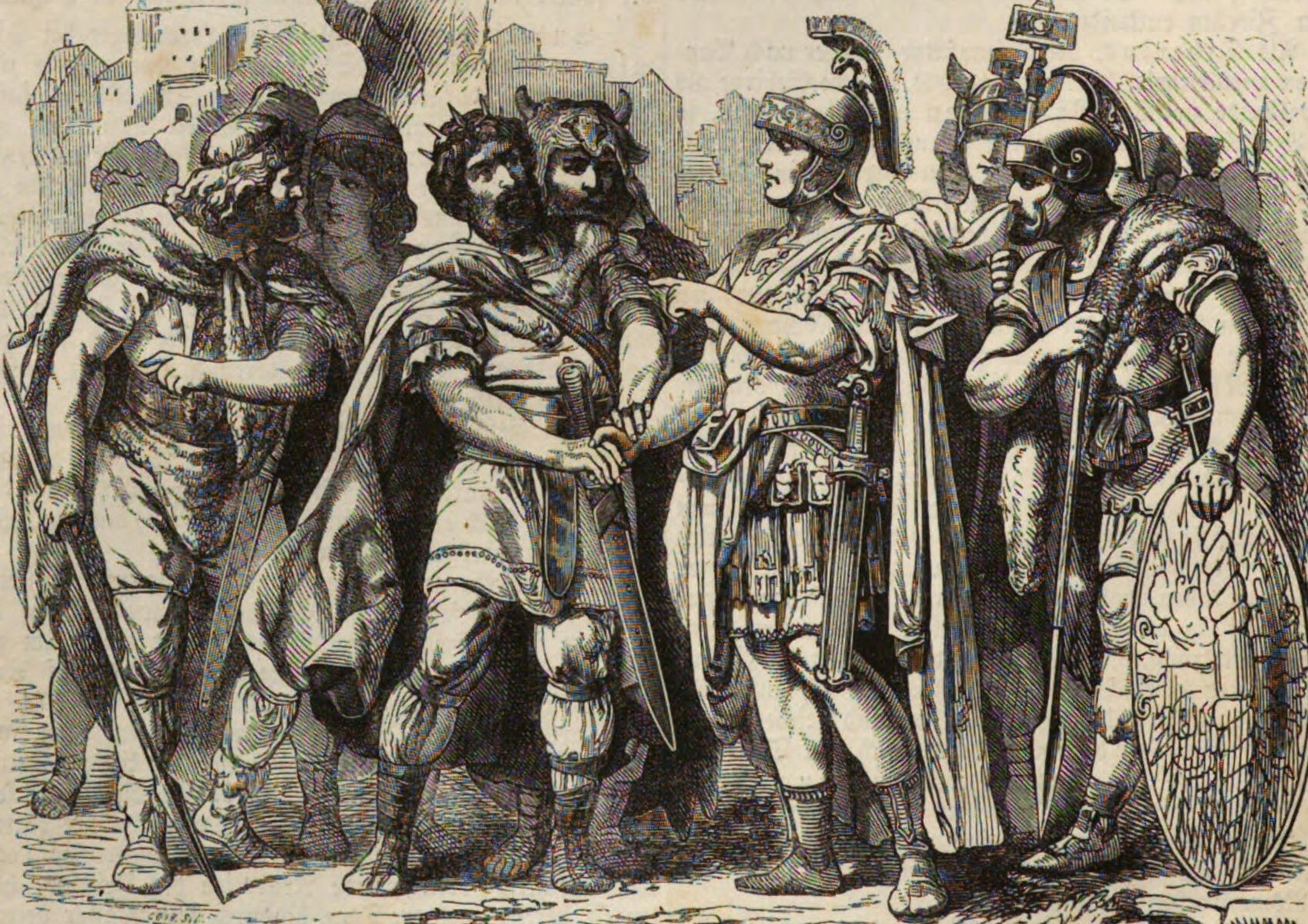 Tiberius makes peace with Marbod