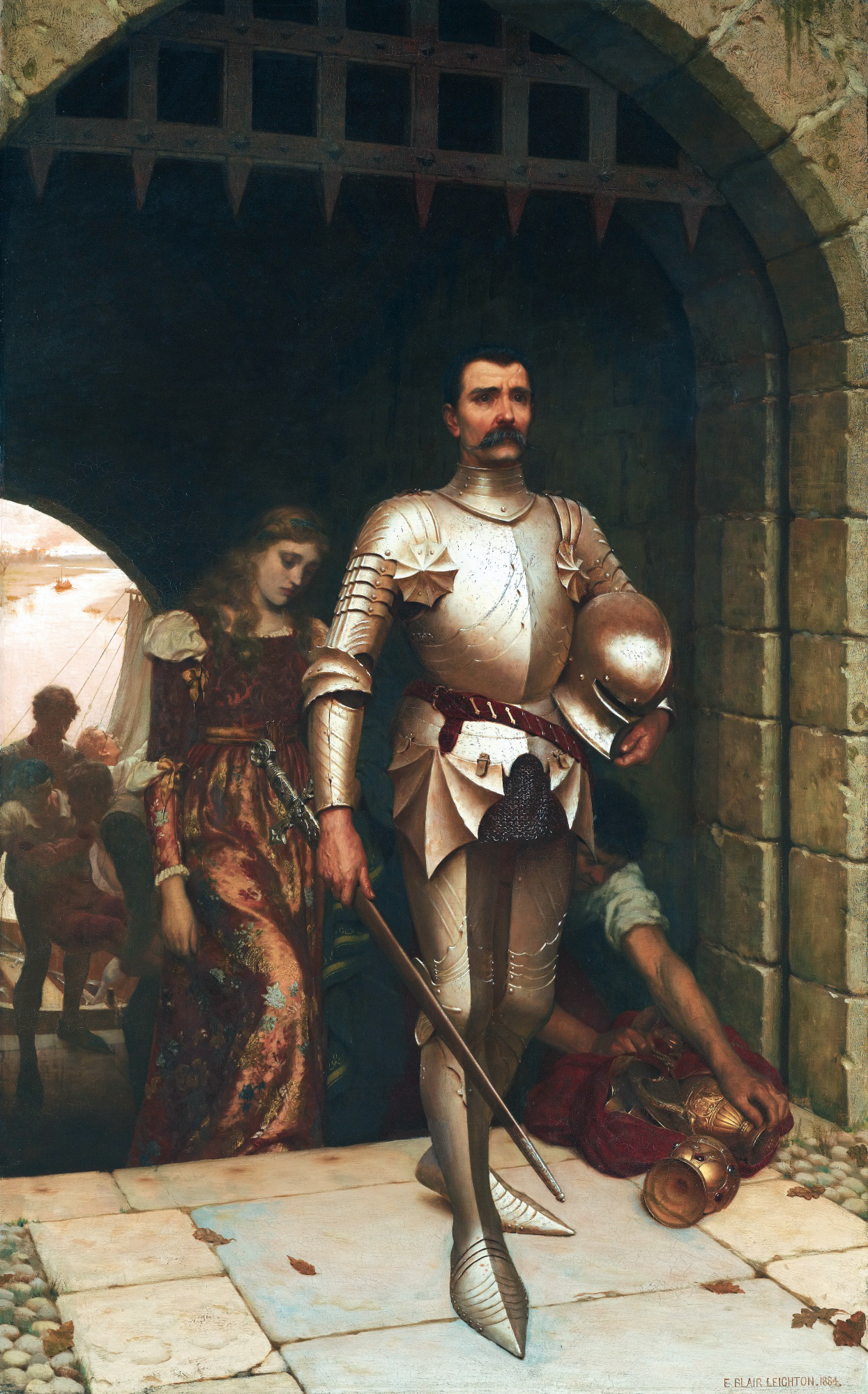 Conquest, by Edmund Blair Leighton