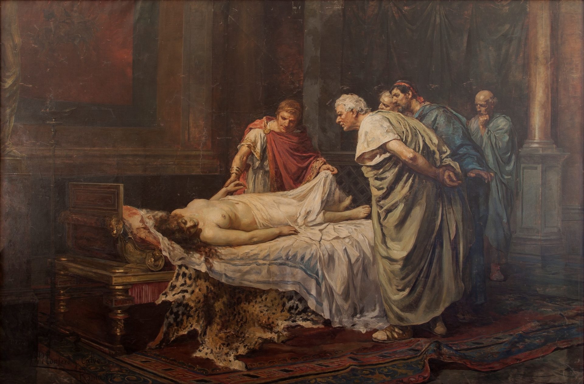 Nero before the Corpse of his Mother, Agrippina the Younger