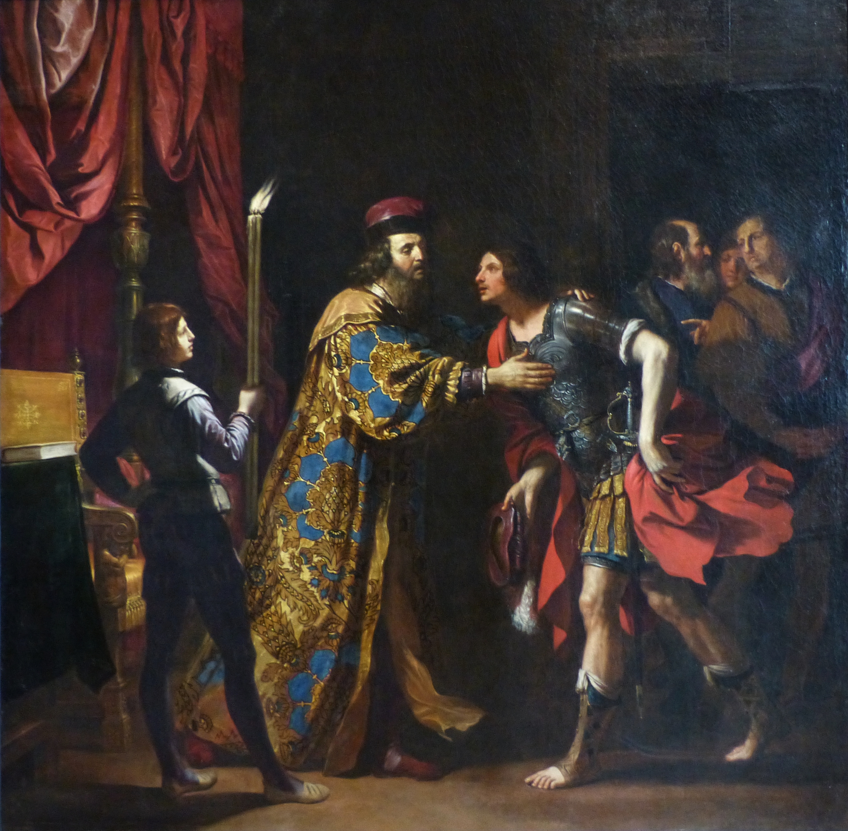 The Cato of Utica Farewells to his son