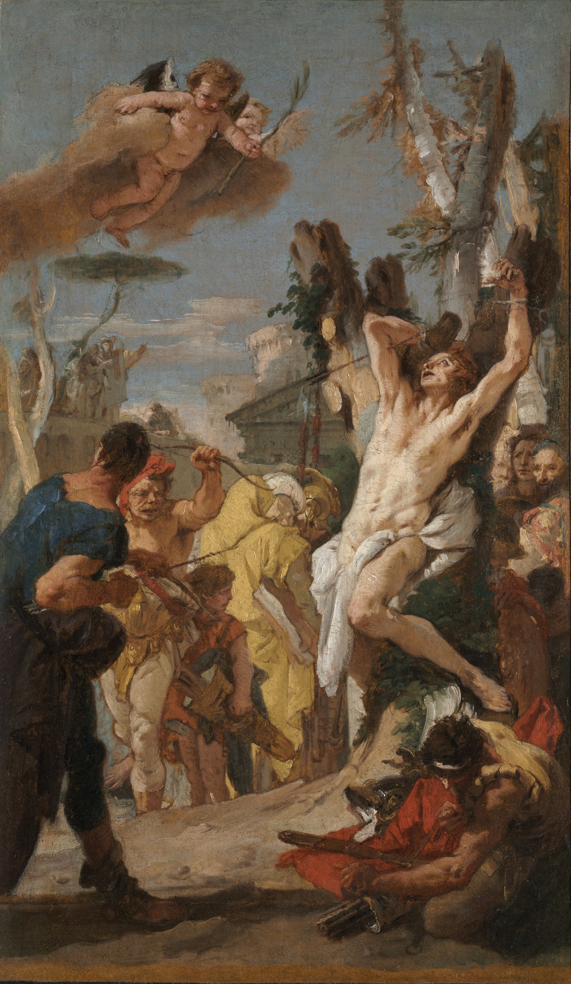 Study for The Martyrdom of Saint Sebastian (for the Augustinian monastery at Diessen, Germany)