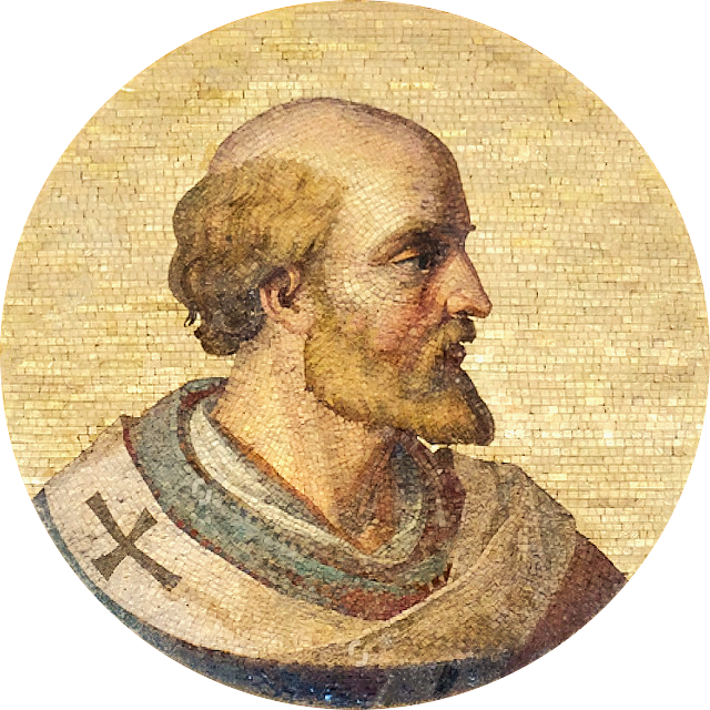 Portrait of Pope Sylvester II in the Basilica of Saint Paul Outside the Walls, Rome